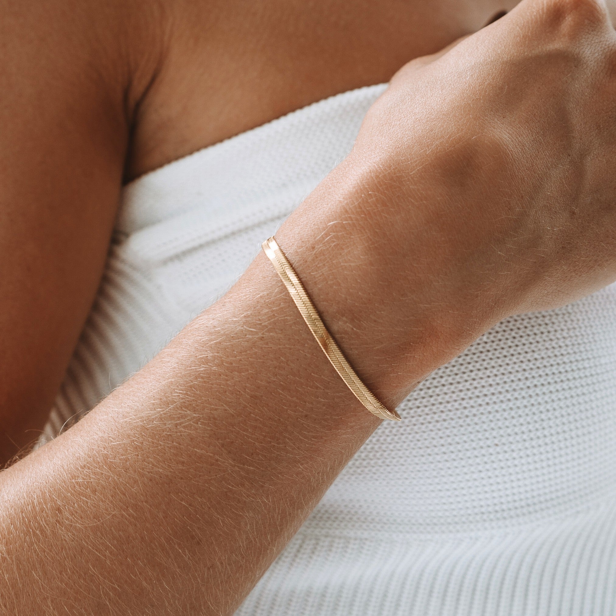 Athena "Kauai" Herringbone Bracelet