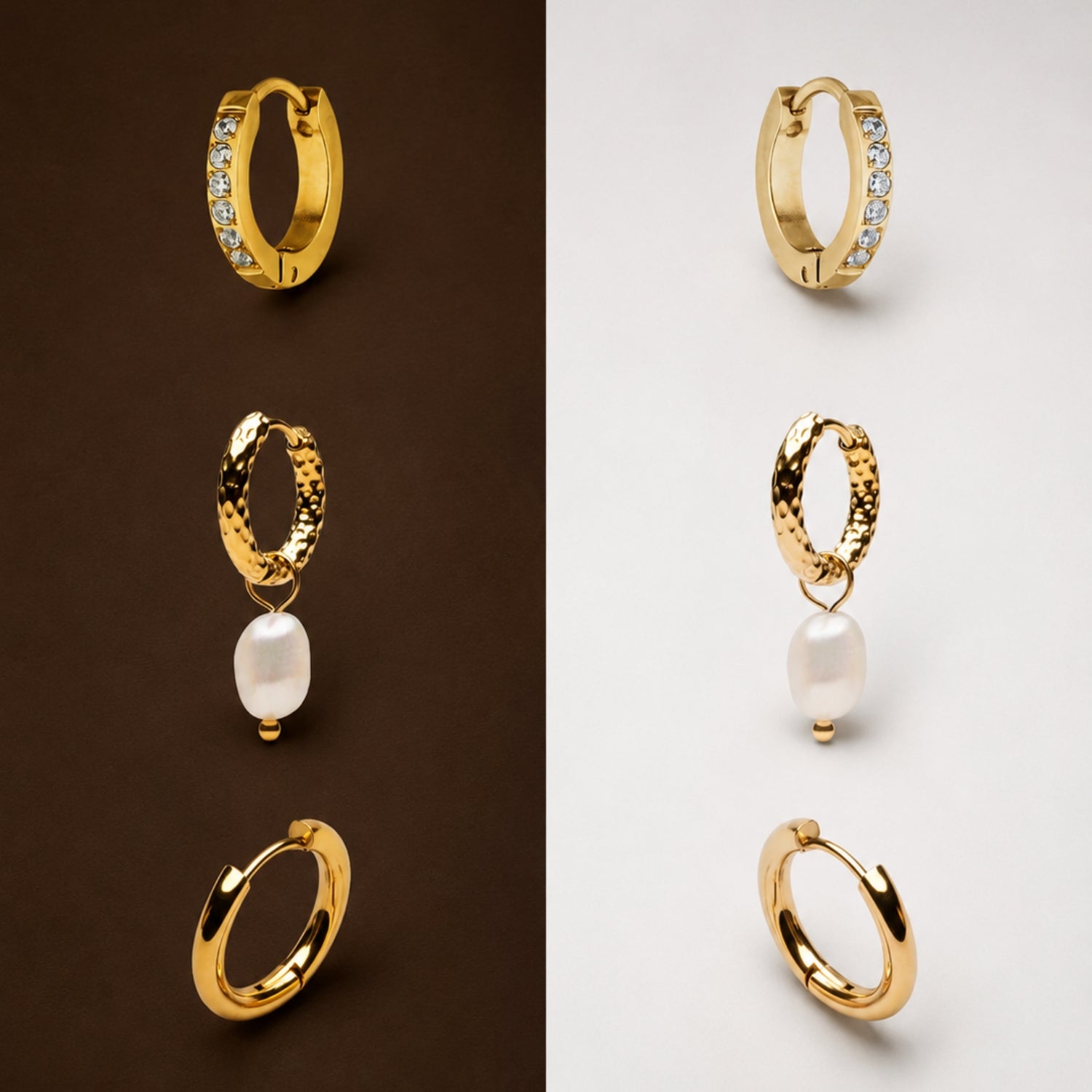 Athena Tiny Huggie Hoops