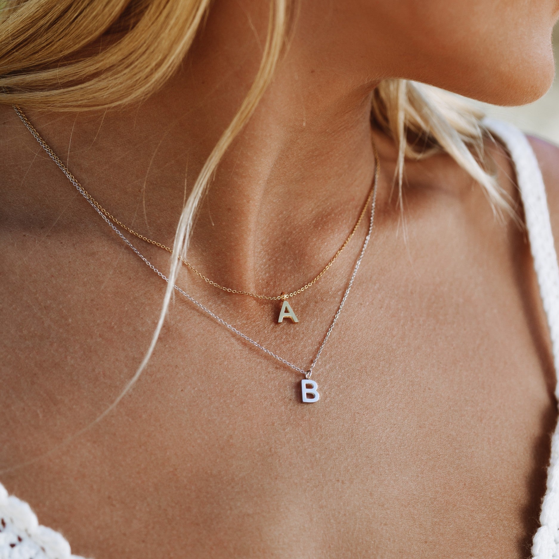 Athena Initial Necklace