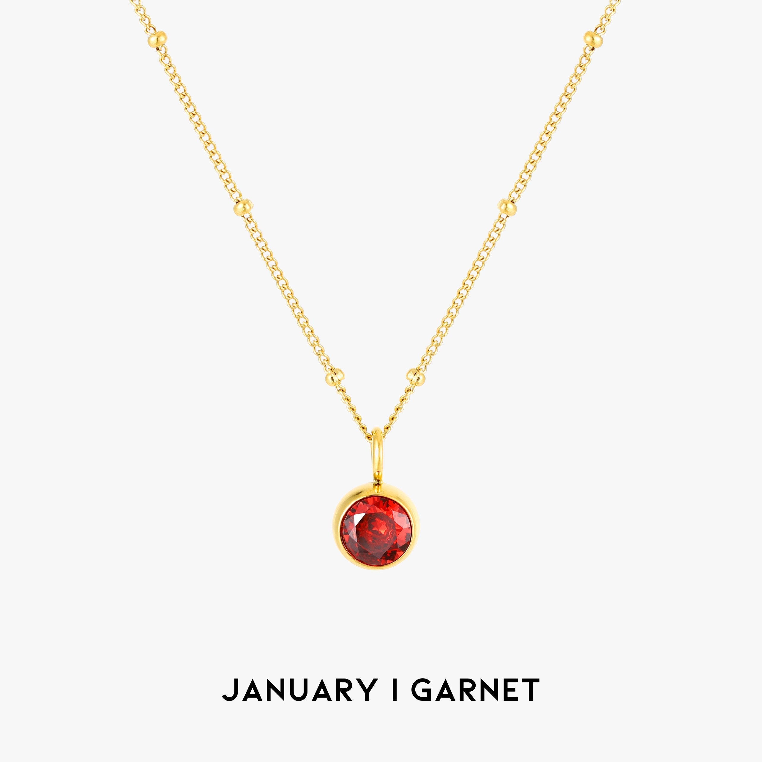 Athena Birthstone Necklace