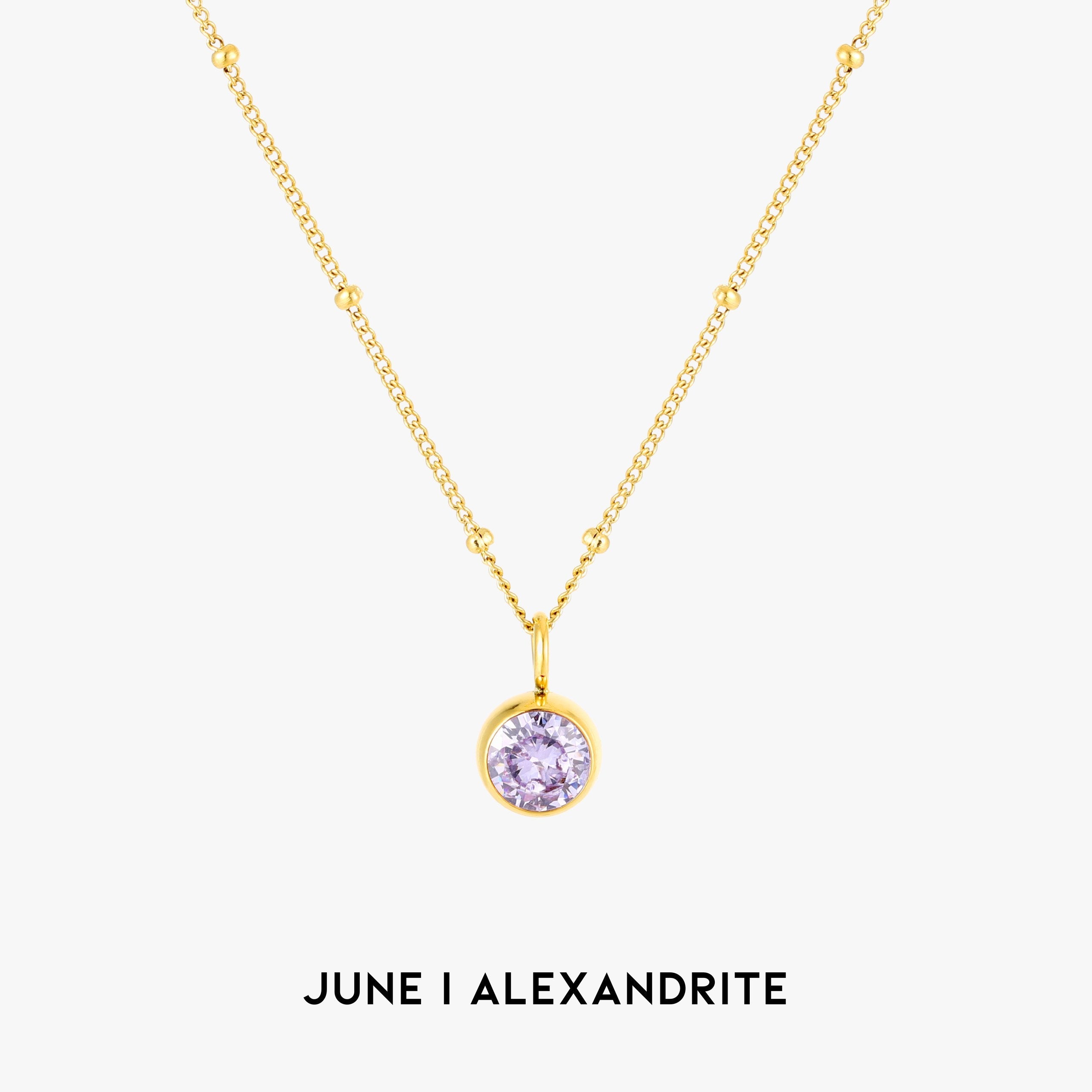 Athena Birthstone Necklace