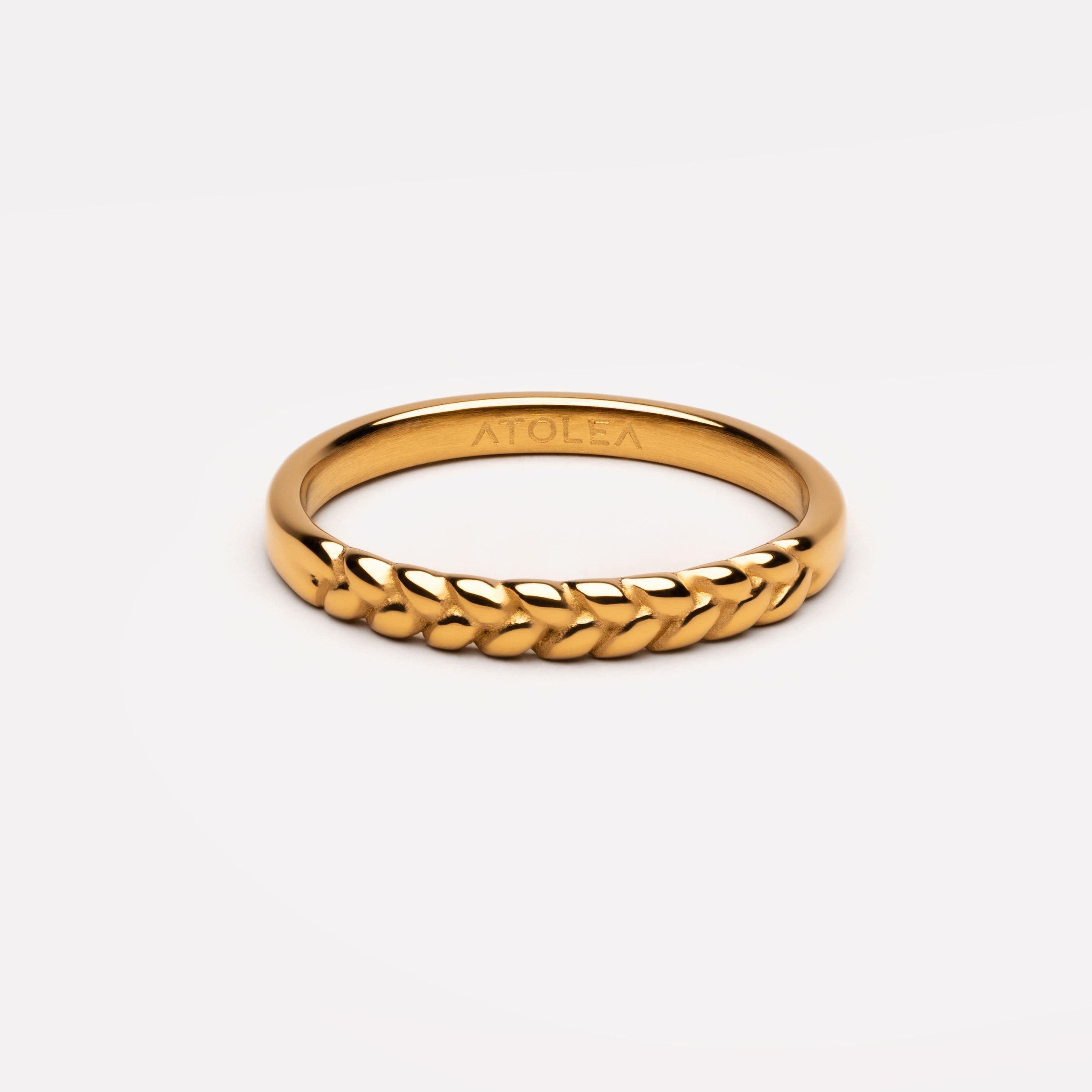 Athena Laurel Crown Ring