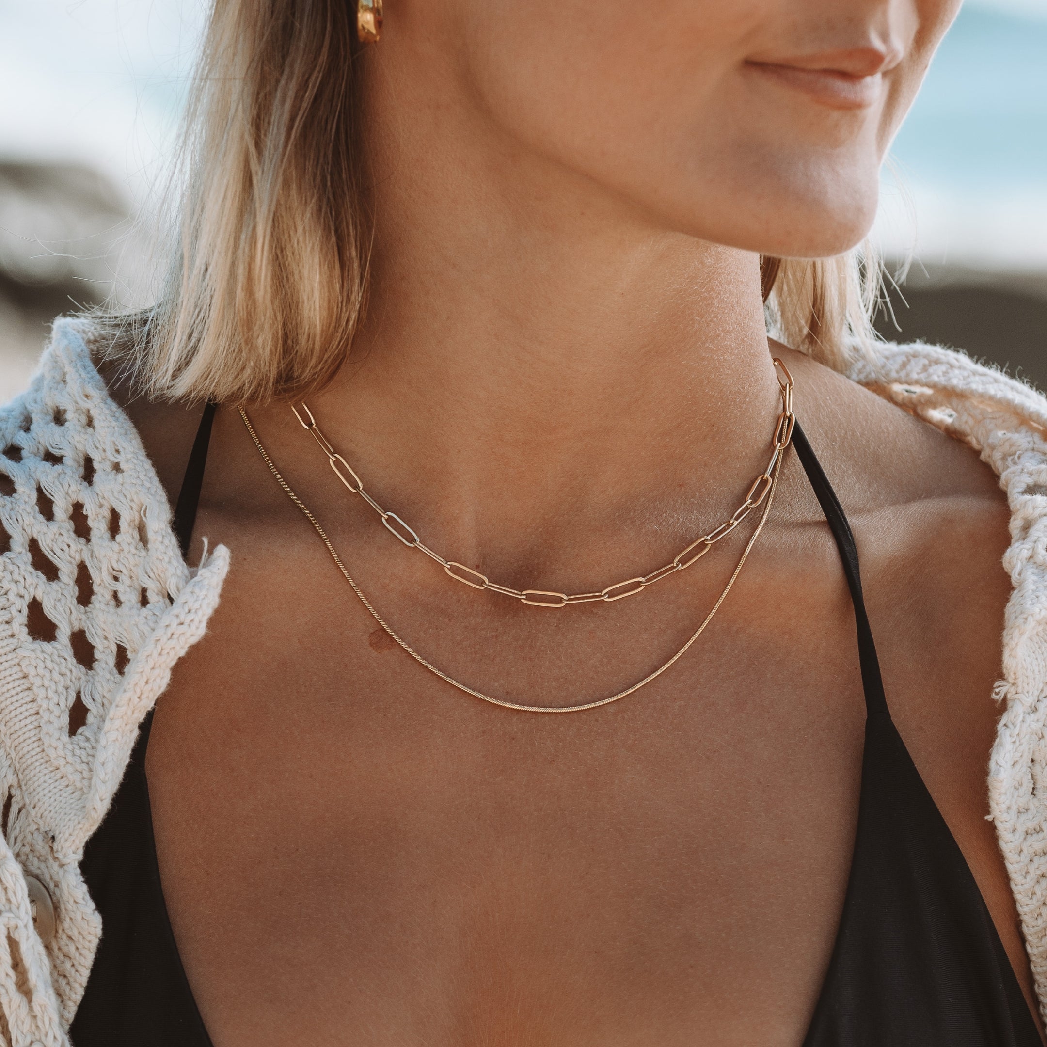 Athena "Melrose" Layered Necklace