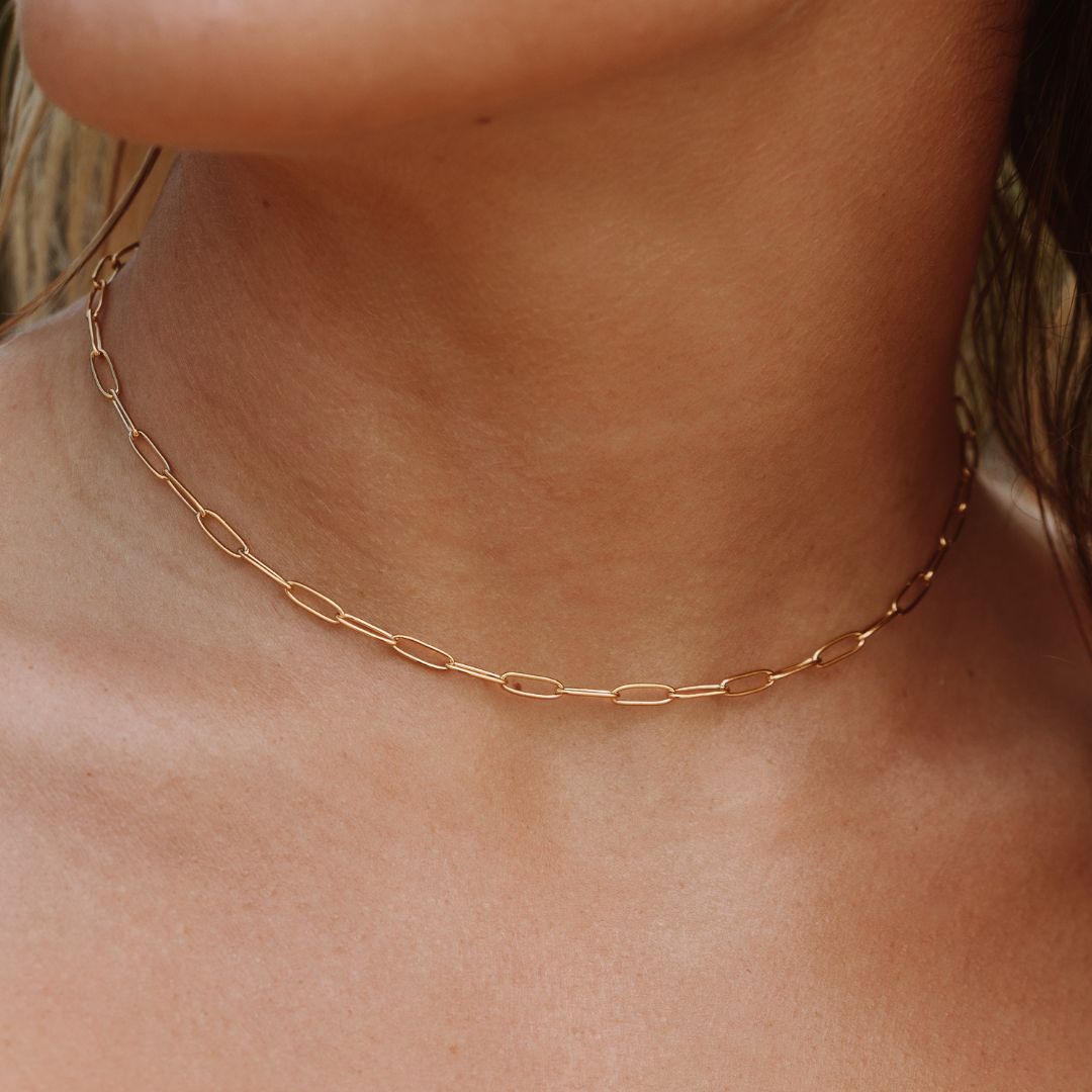 Athena "Cozumel" Paperclip Choker