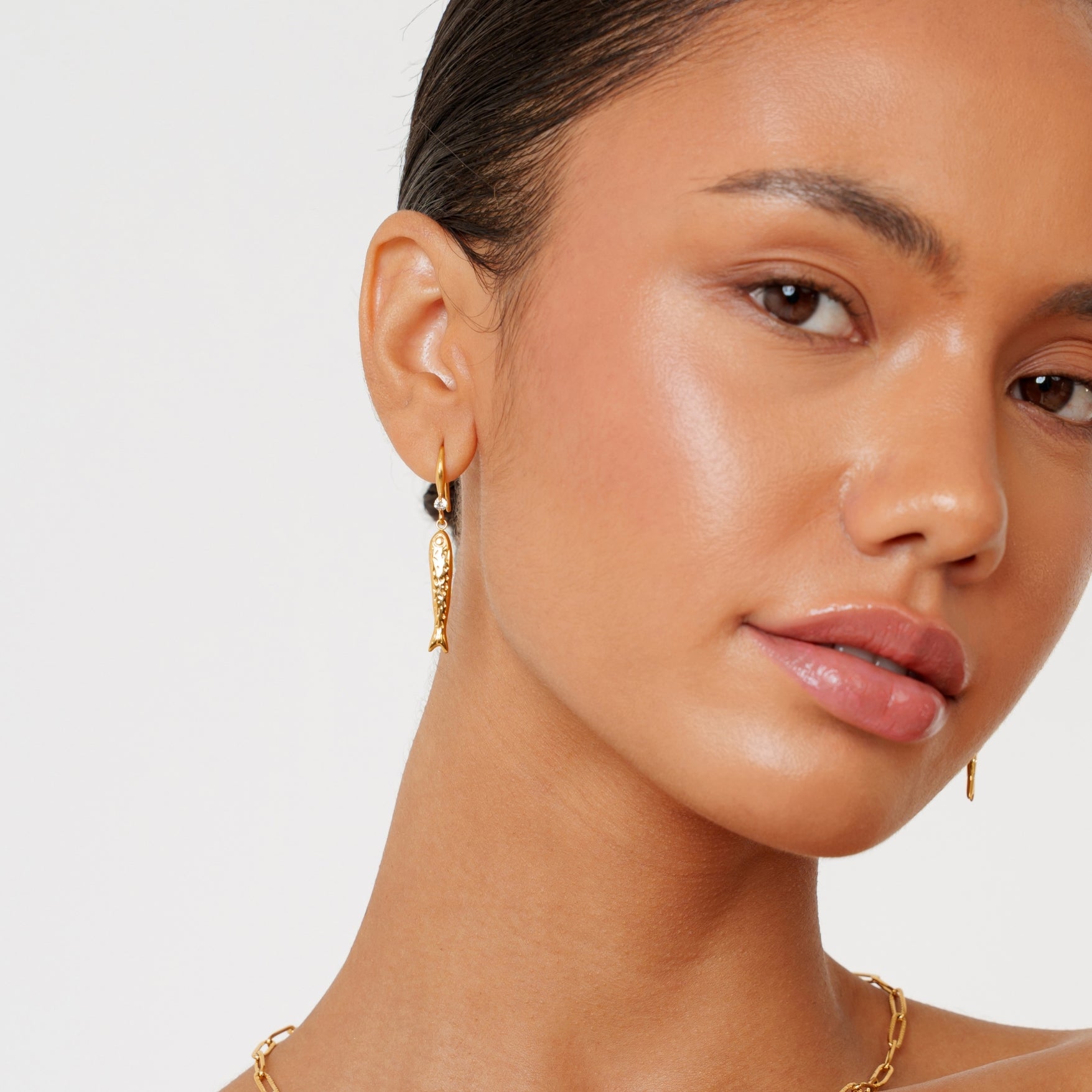 Athena Lucky Fish Earrings
