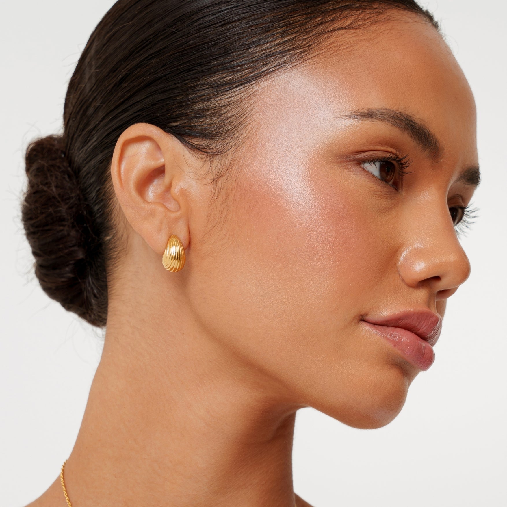 Athena Ridged Earrings