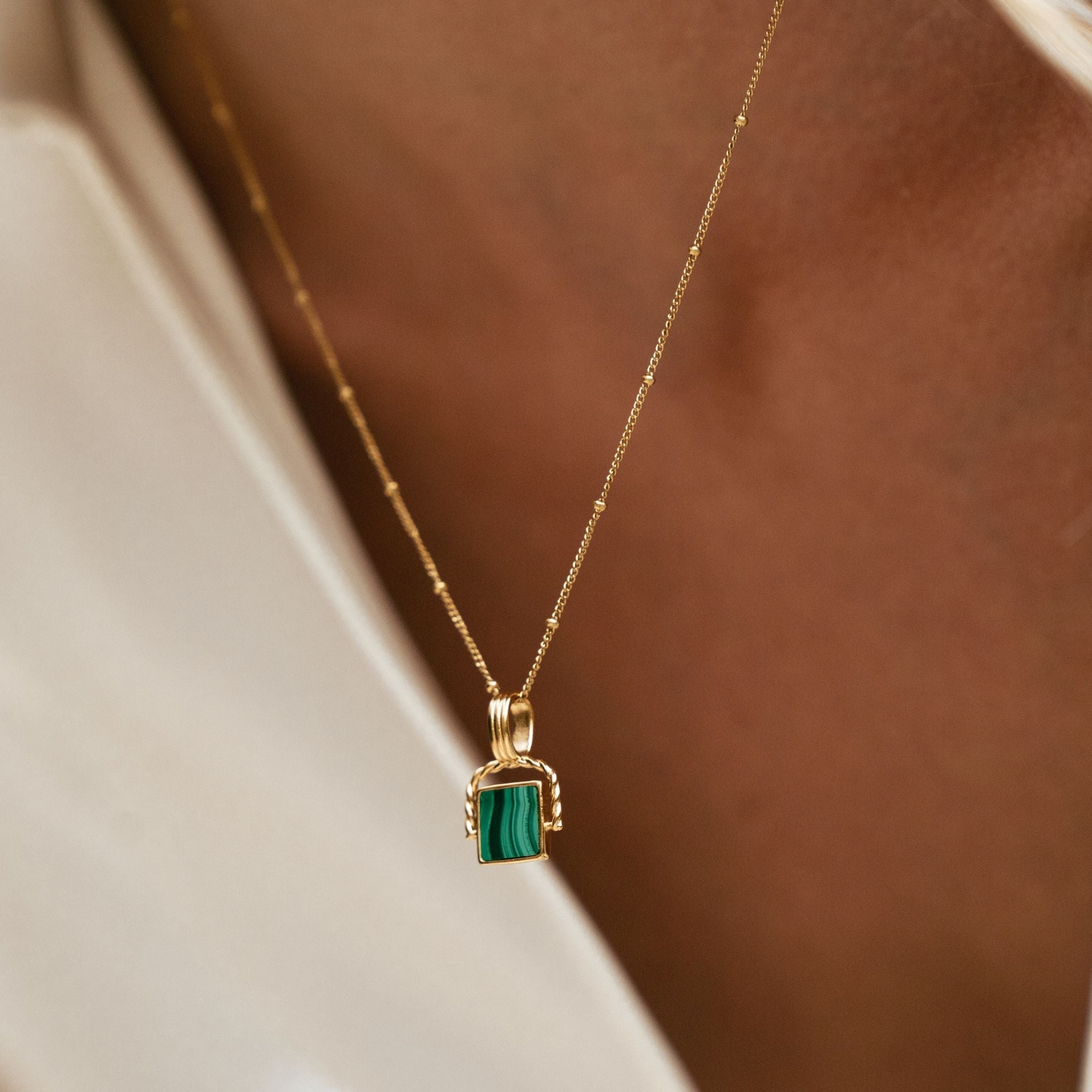Athena Malachite Pendant