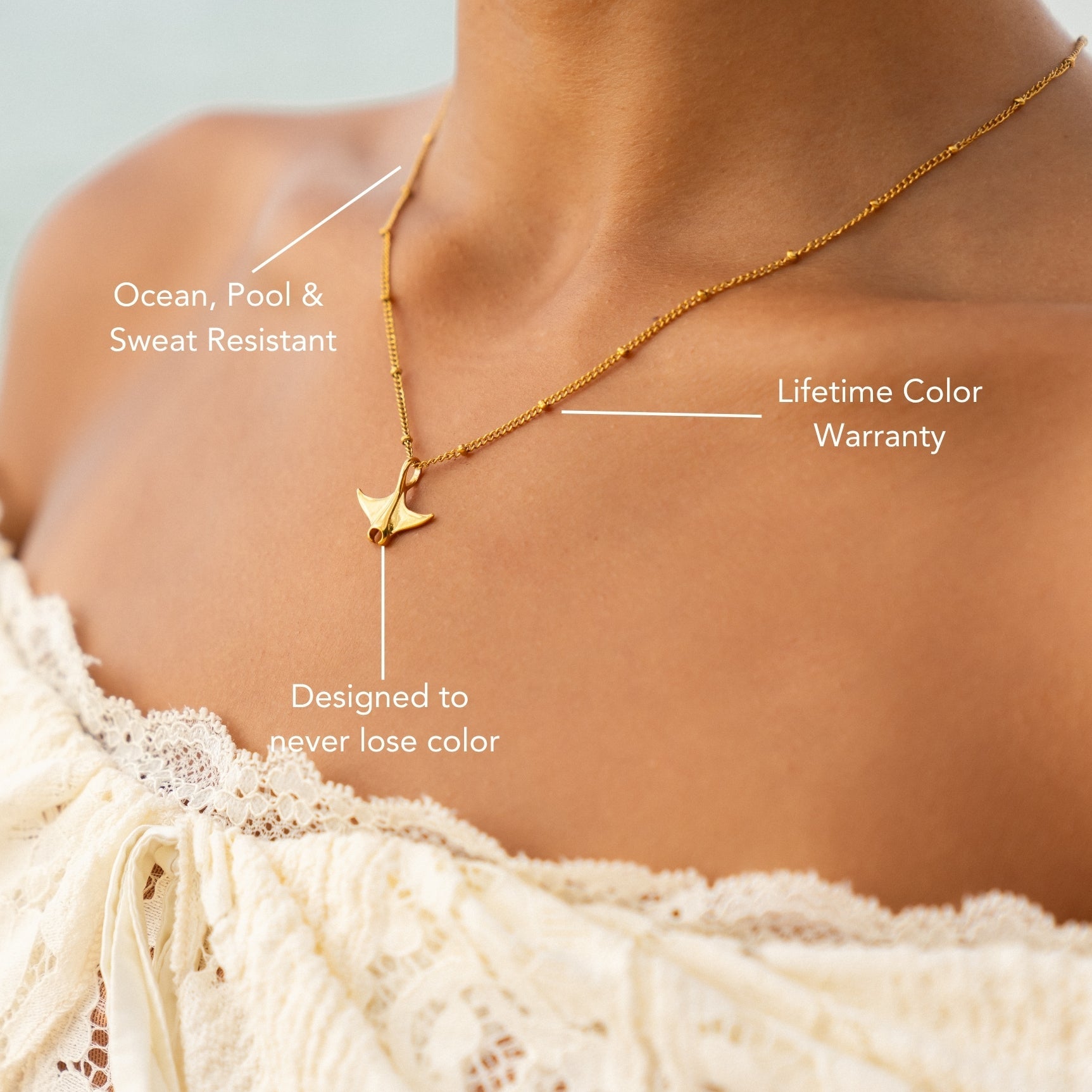 Athena Manta Necklace