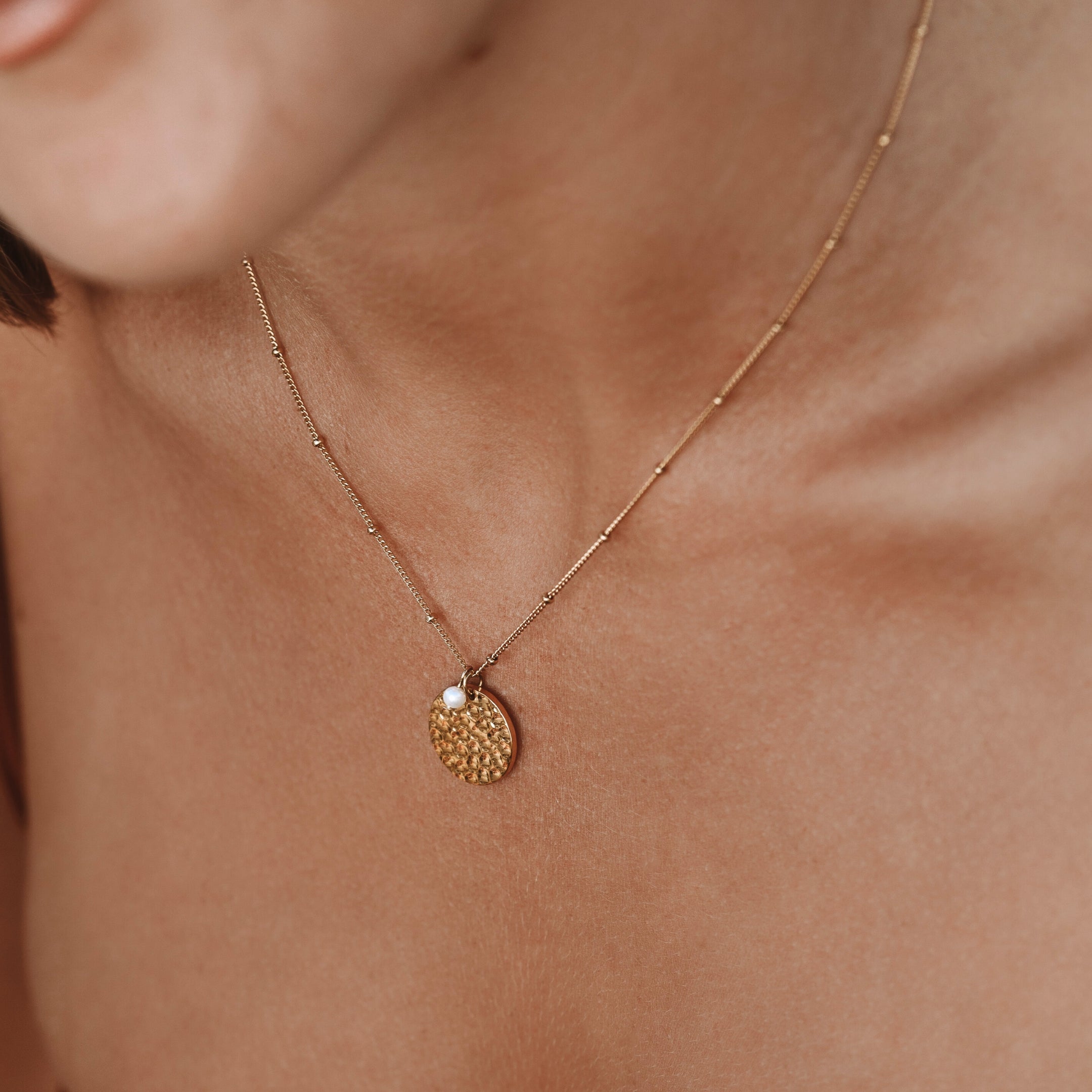 Athena Island Medallion Necklace