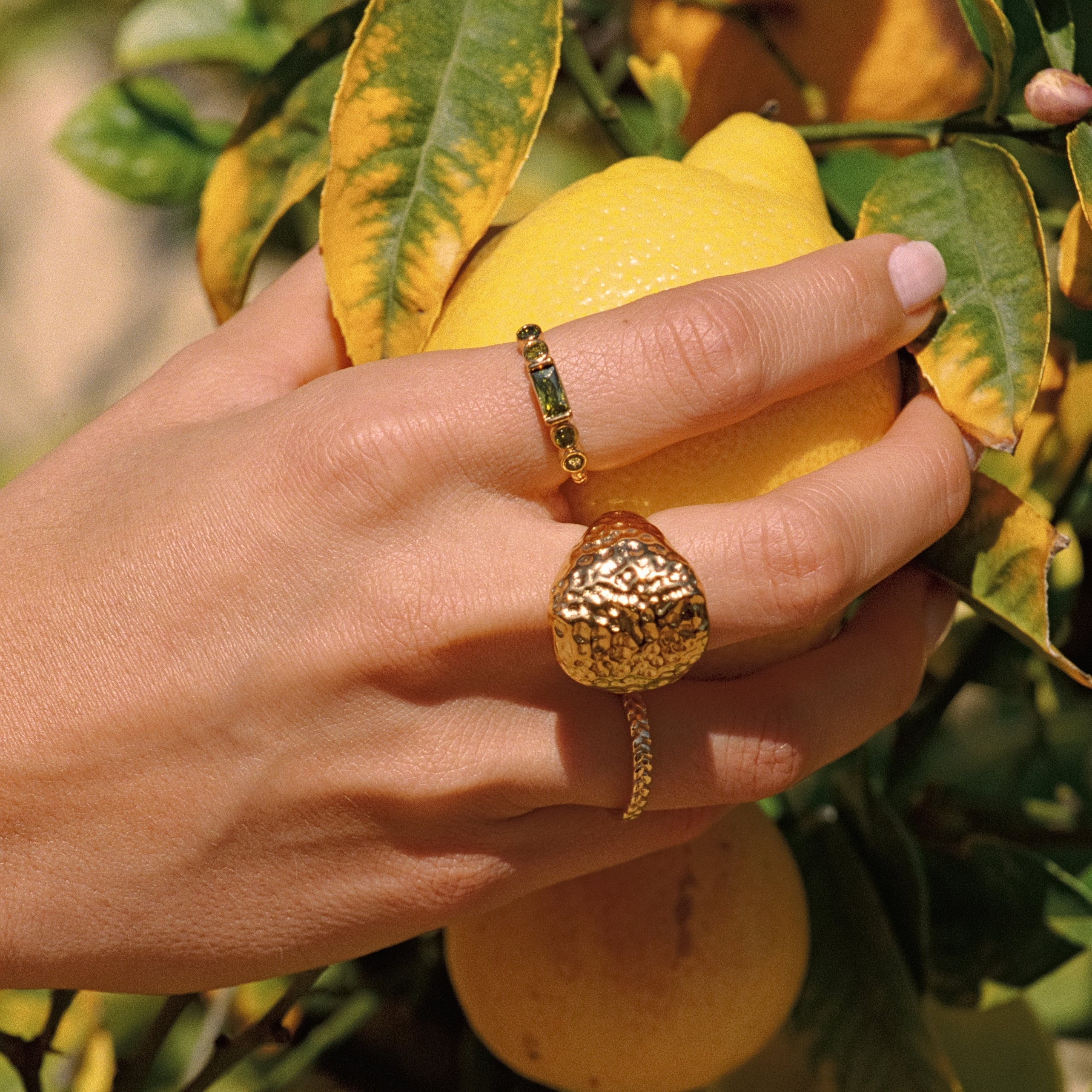 Athena Molten Ring