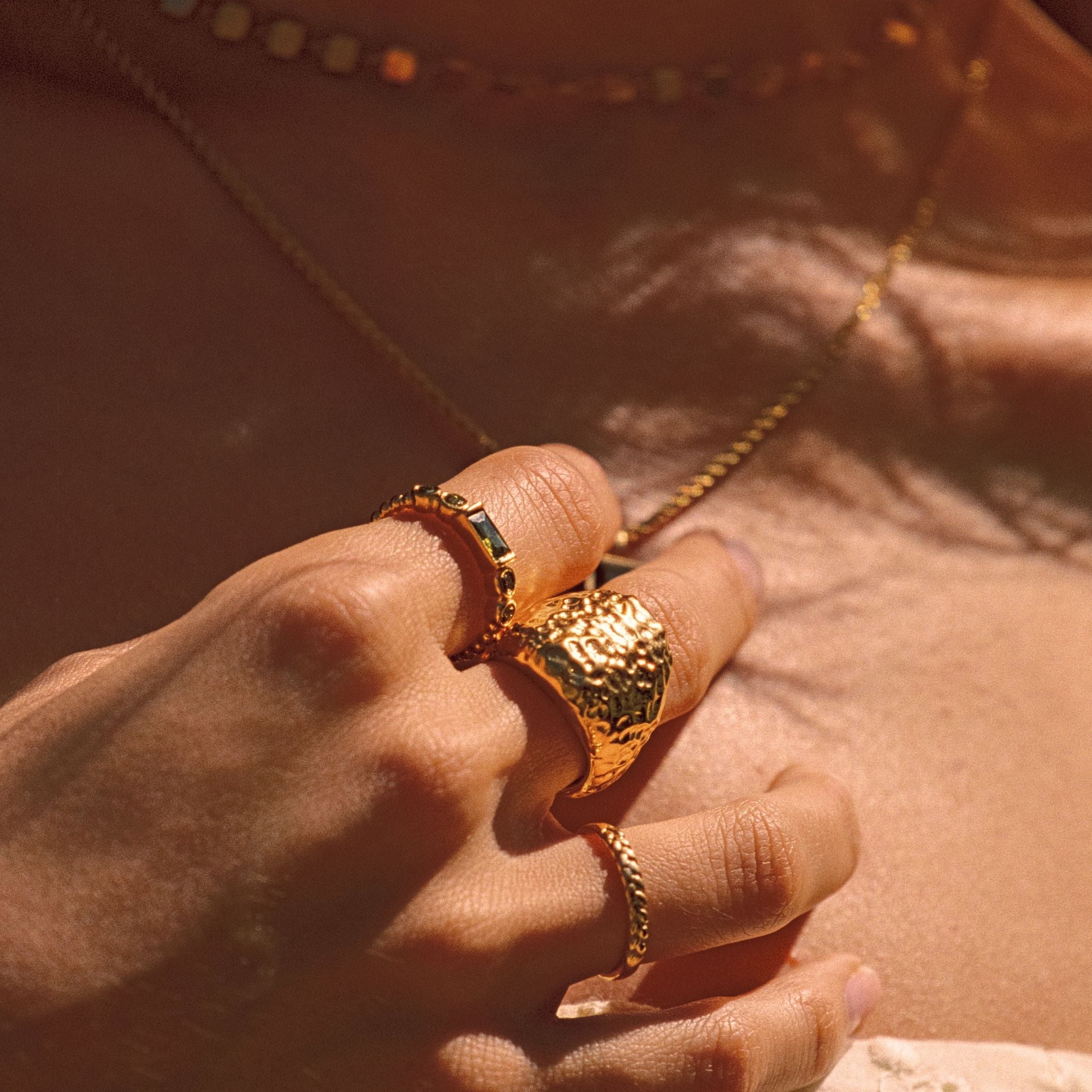 Athena Molten Ring