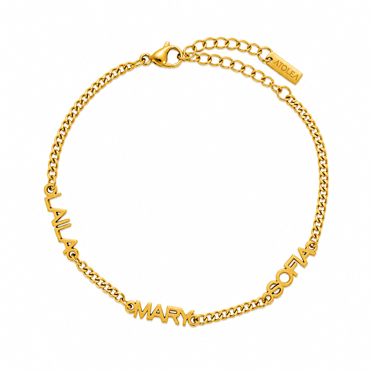 Athena Bold Name Bracelet