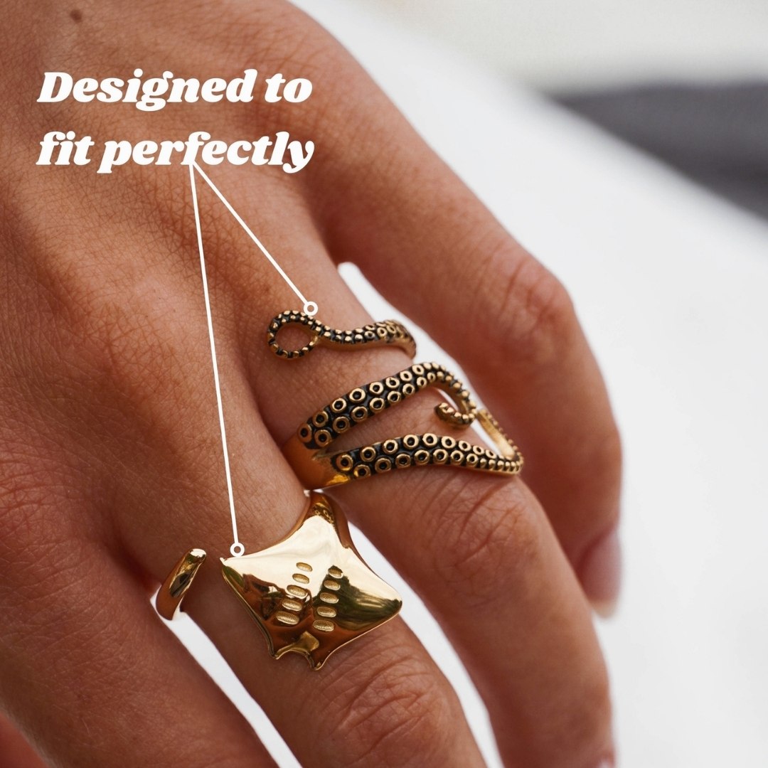 Athena Octopus Ring