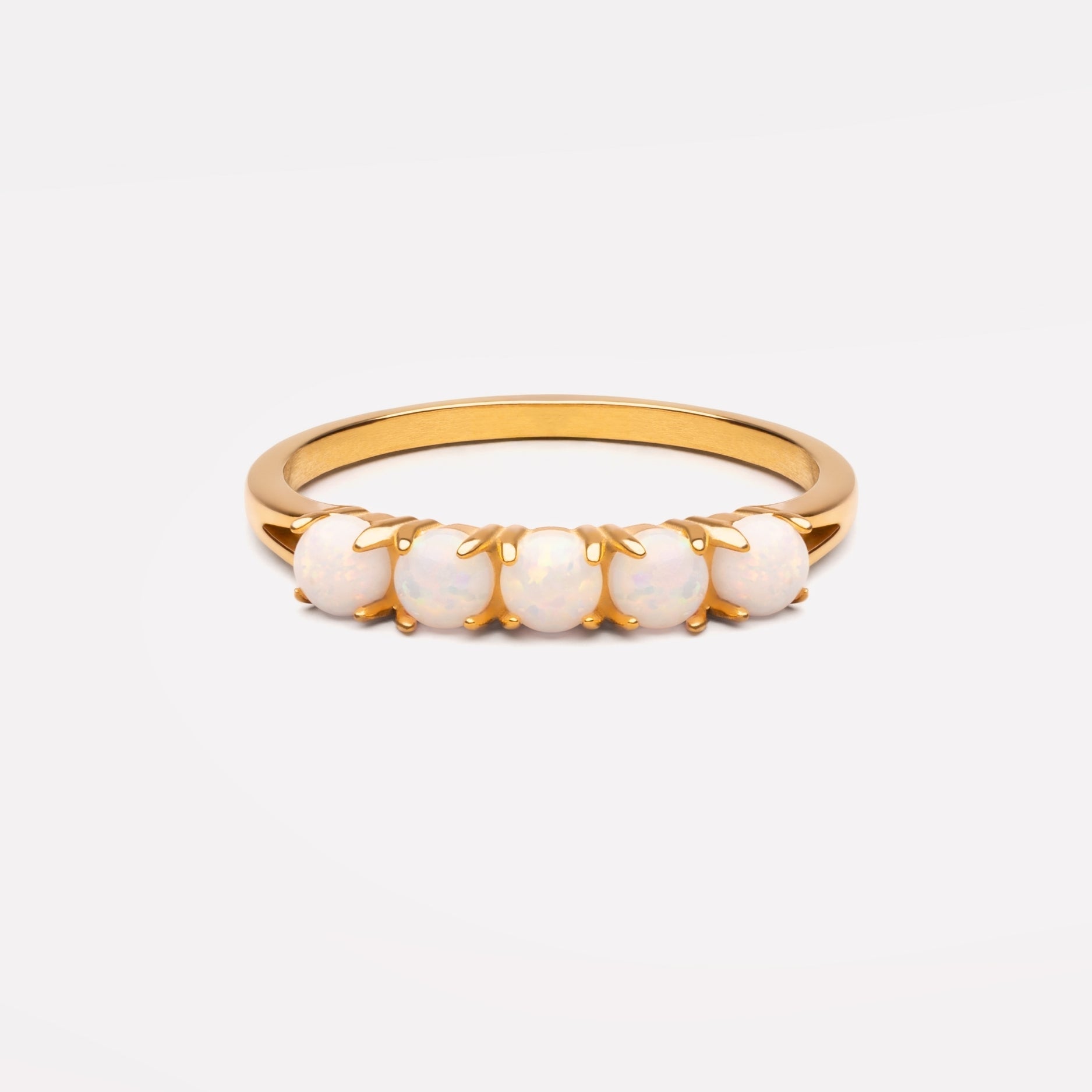 Athena Opal Band Ring
