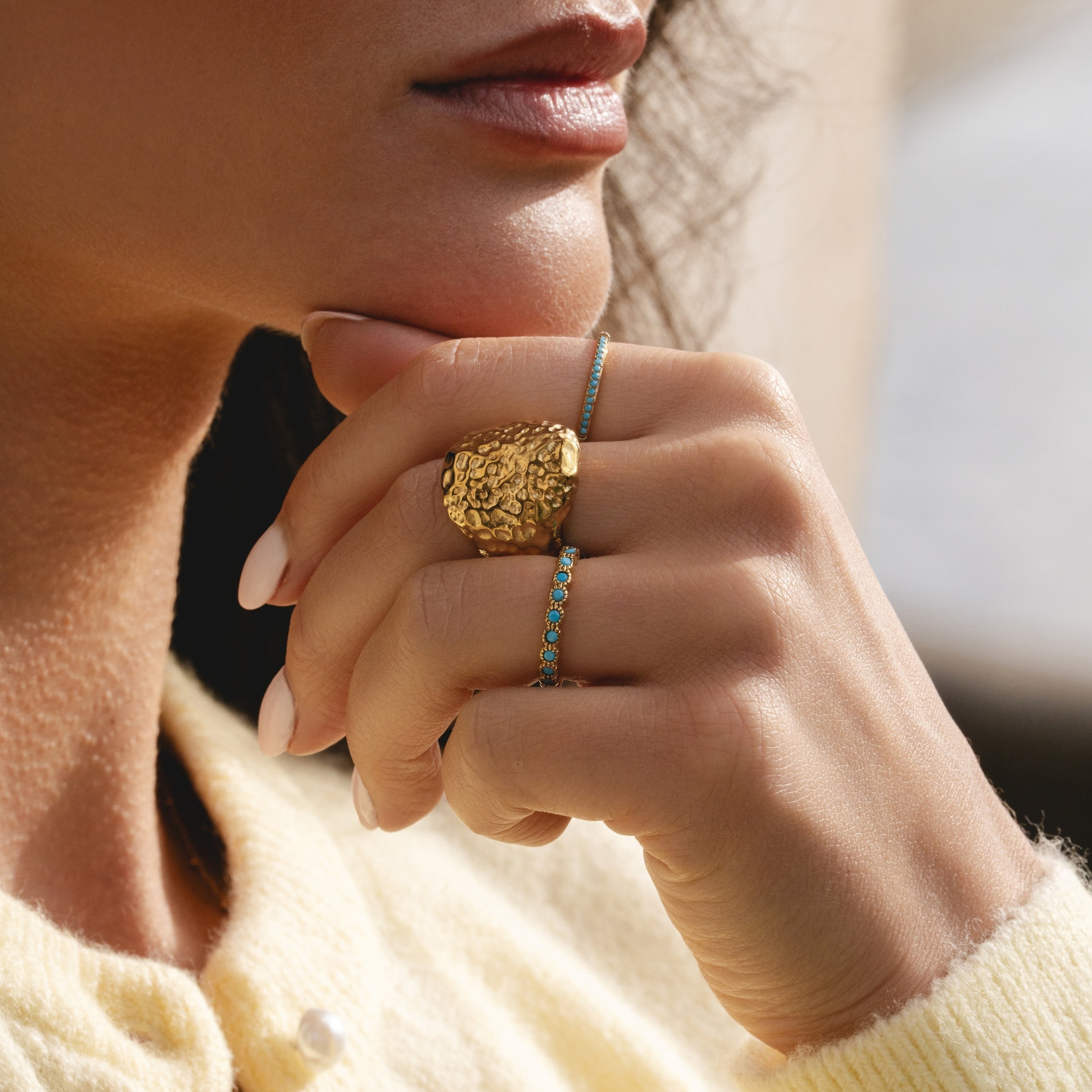 Athena Molten Ring