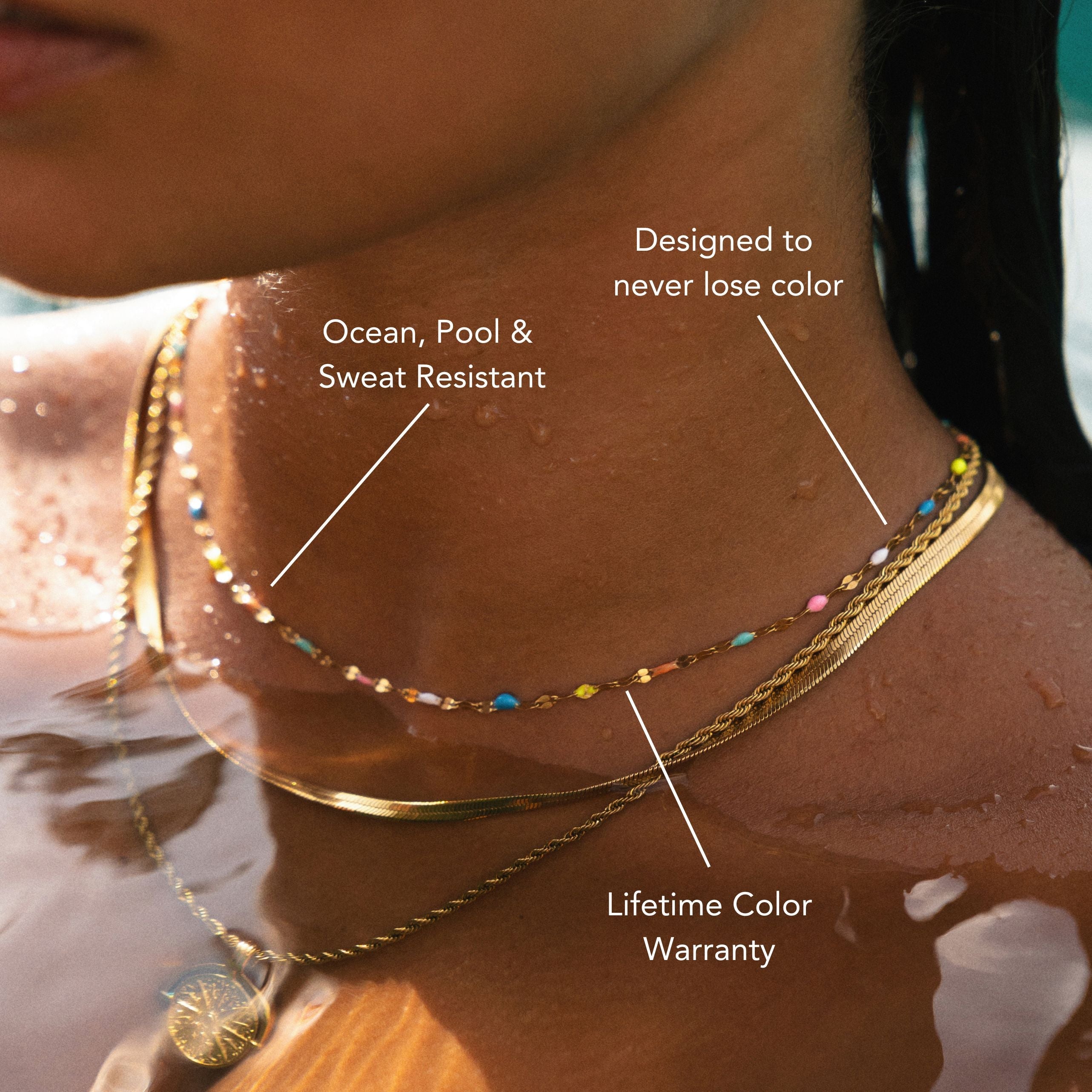 Athena Rainbow Dainty Choker