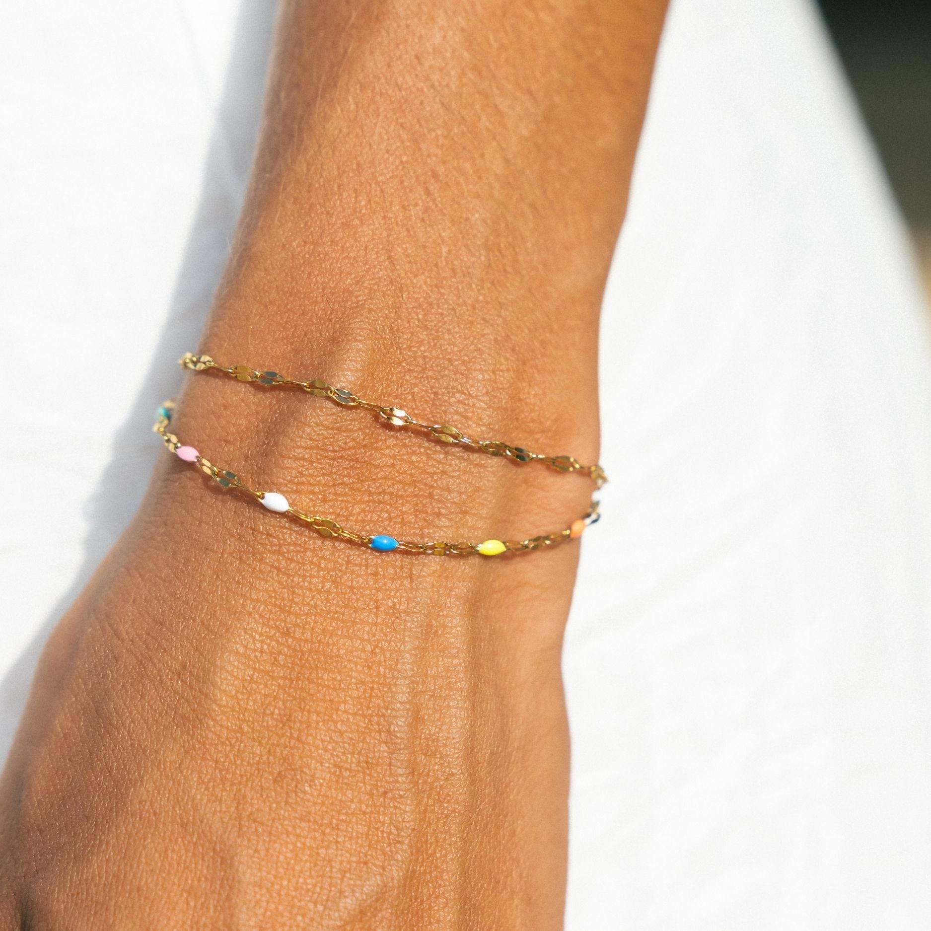 Athena Rainbow Dainty Bracelet
