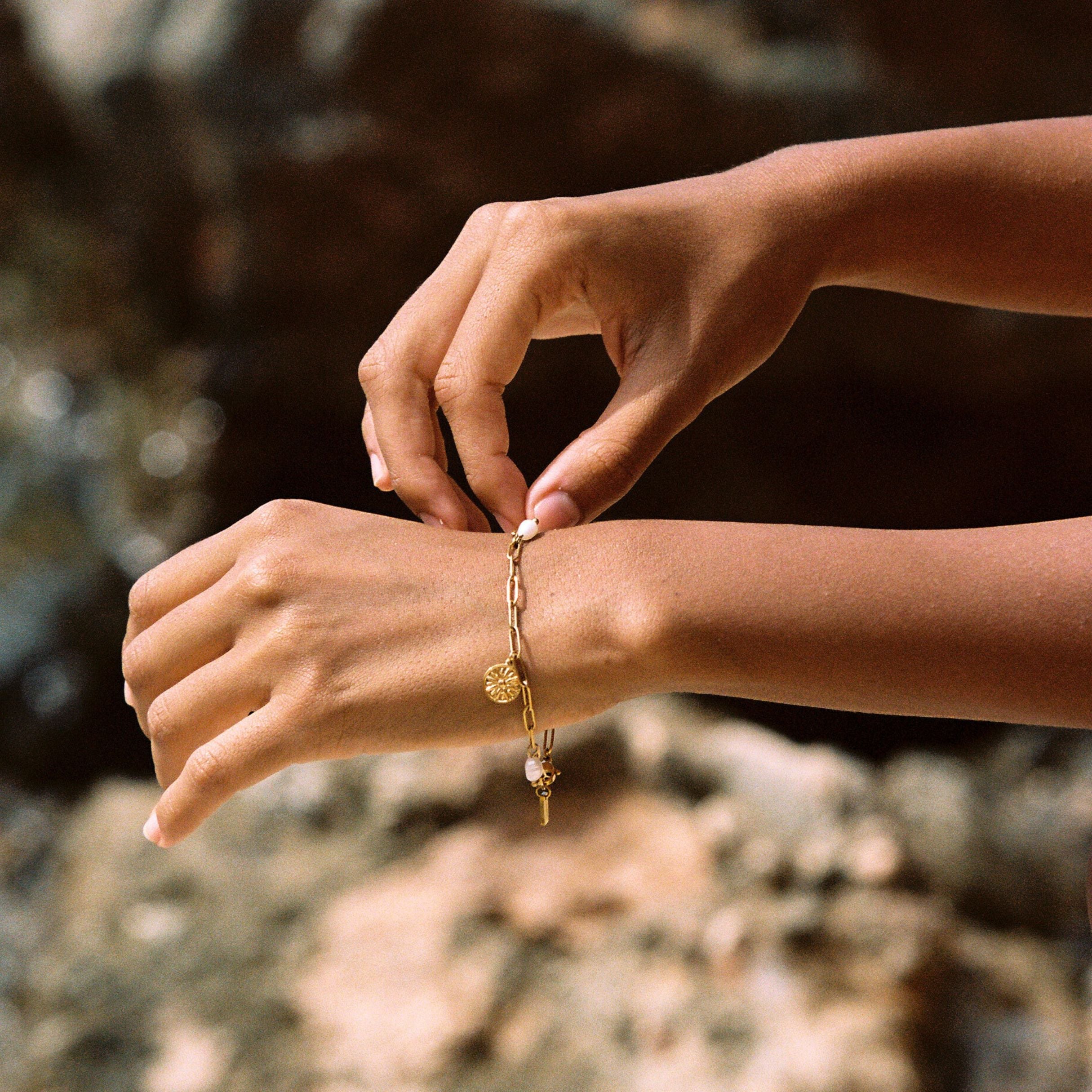 Athena Golden Sun Bracelet