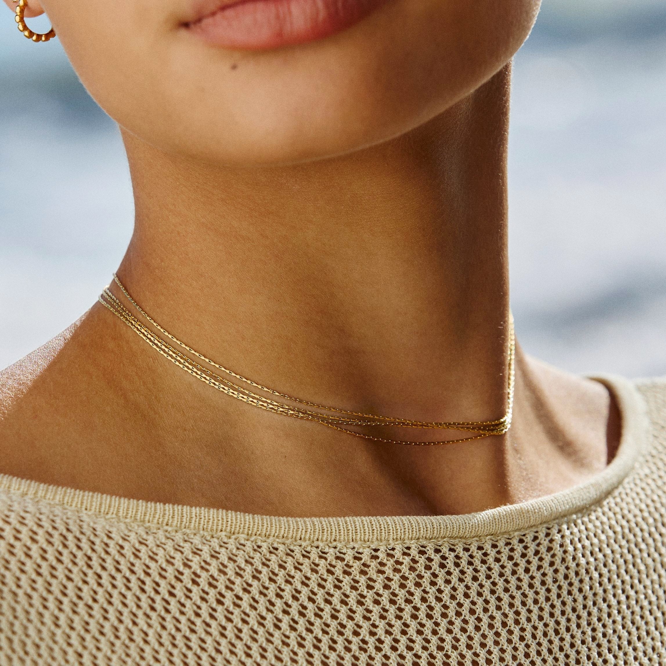 Athena "Riviera" Layered Choker