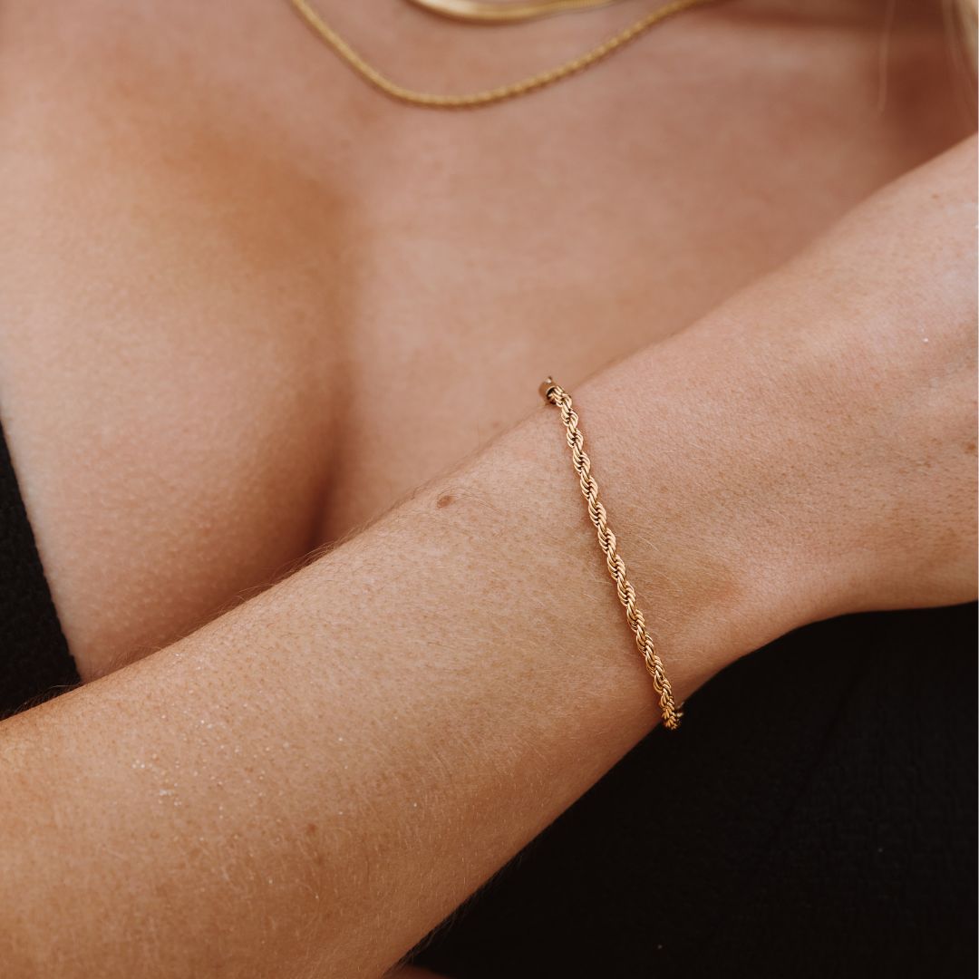 Athena "Calvi" Rope Chain Bracelet
