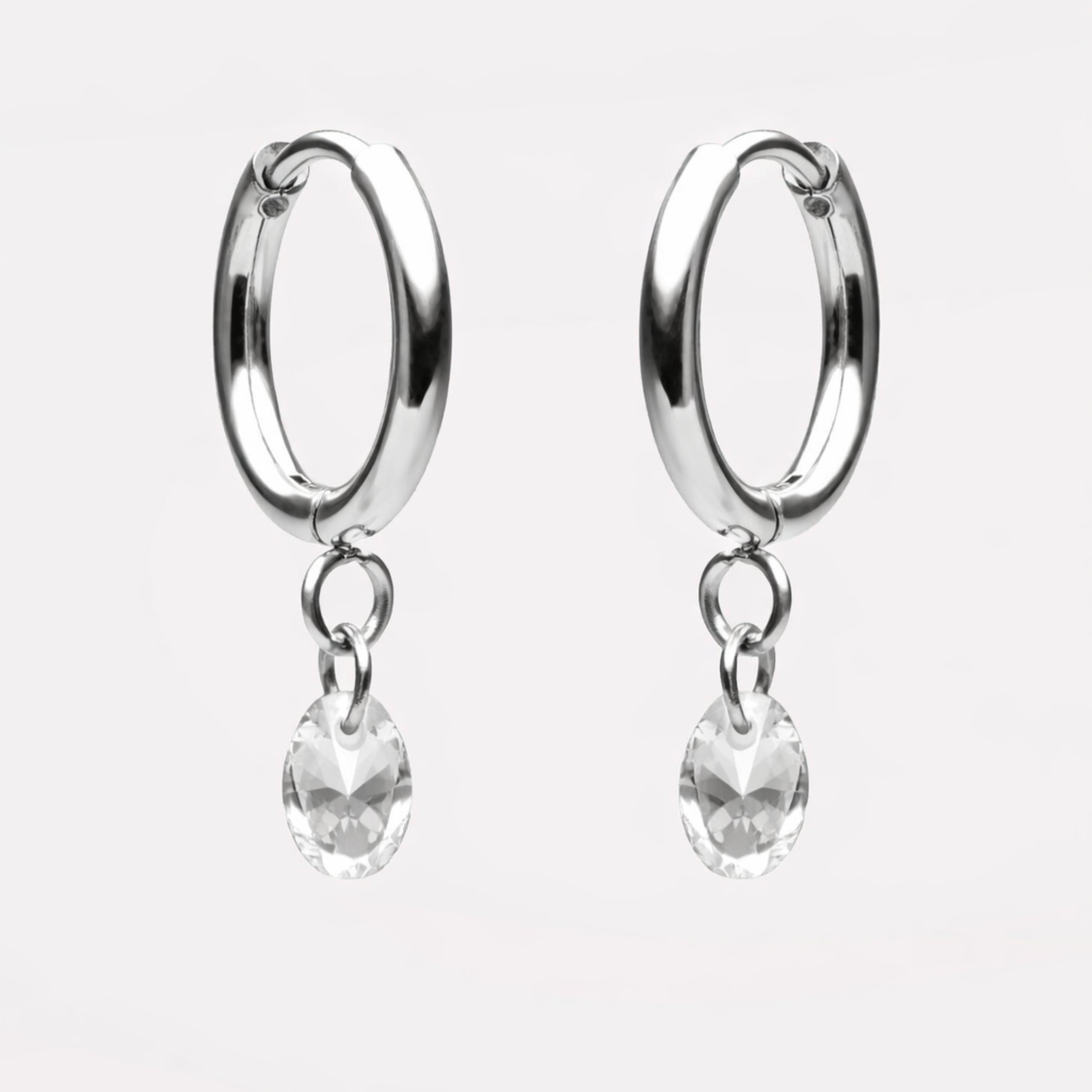 Athena Rosé Drop Earrings