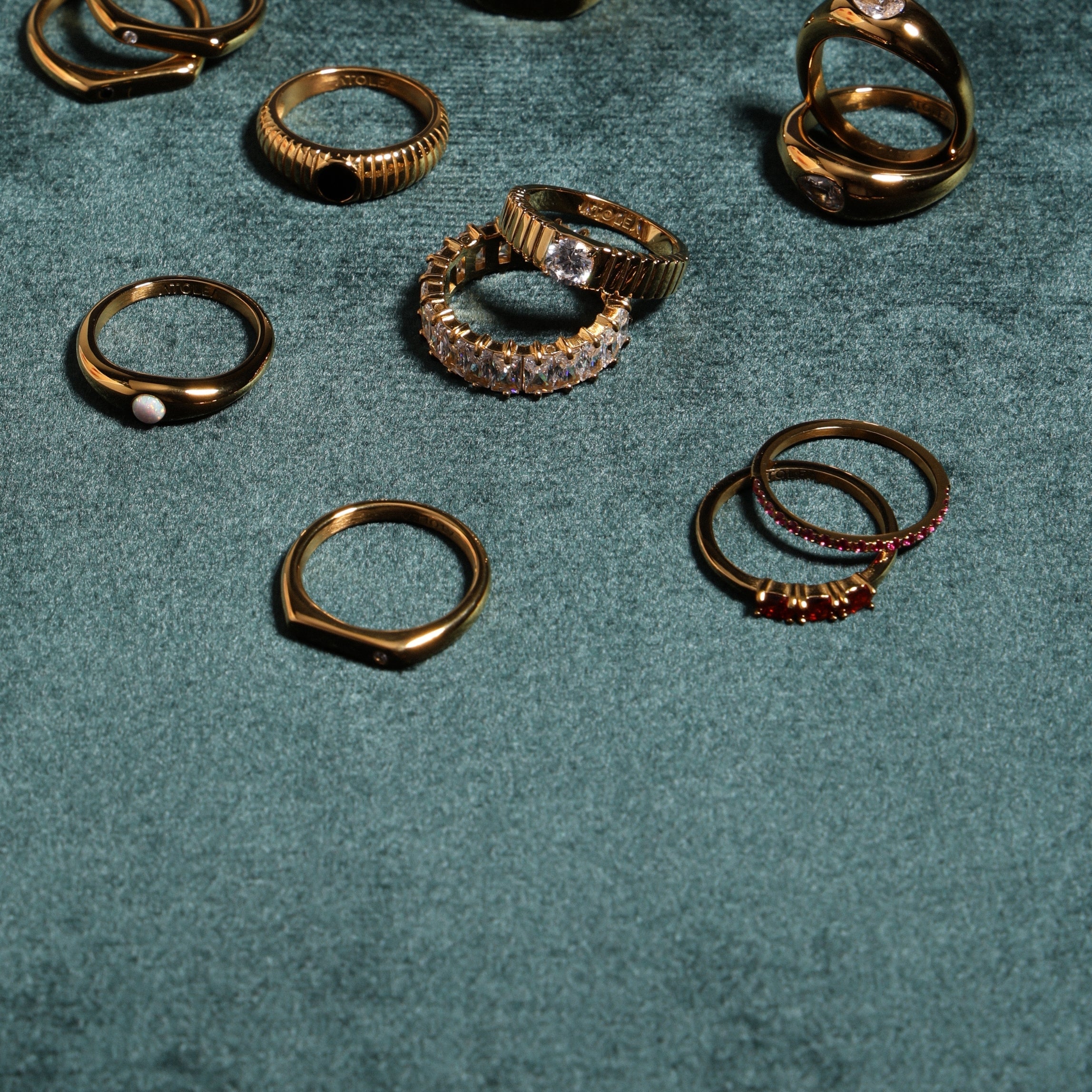 Athena “Bordeaux” Thin Ring