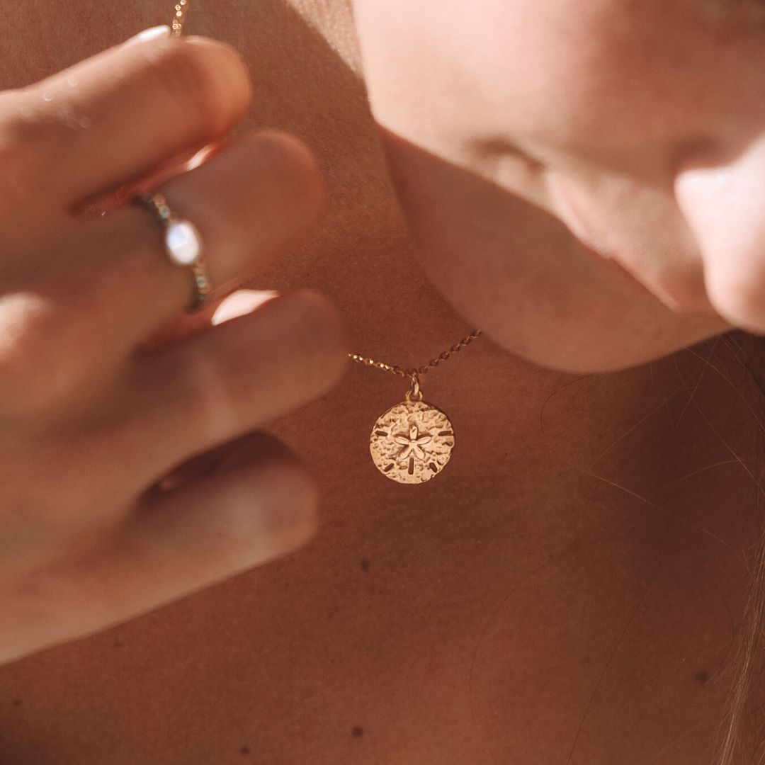 Athena Sand Dollar Necklace