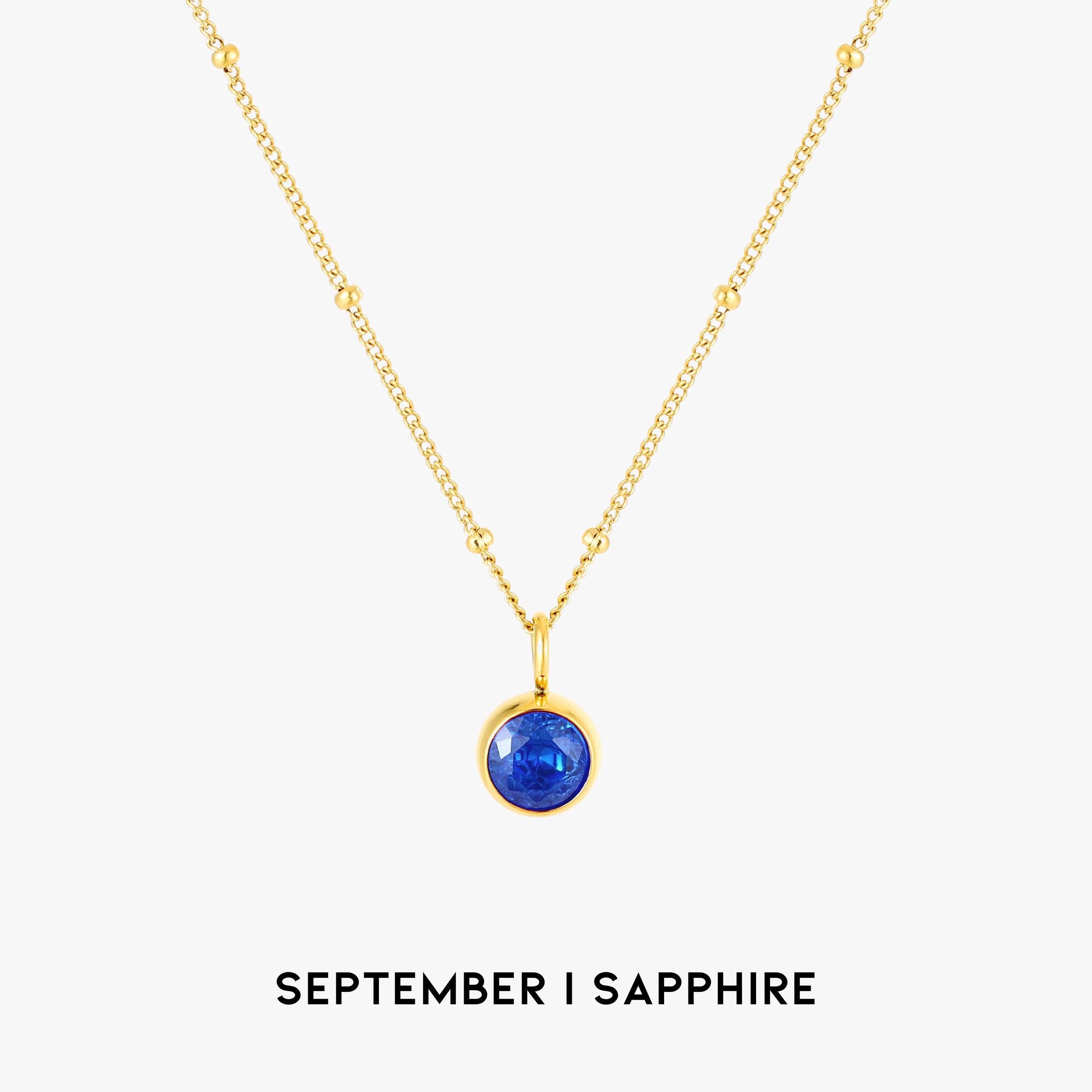 Athena Birthstone Necklace