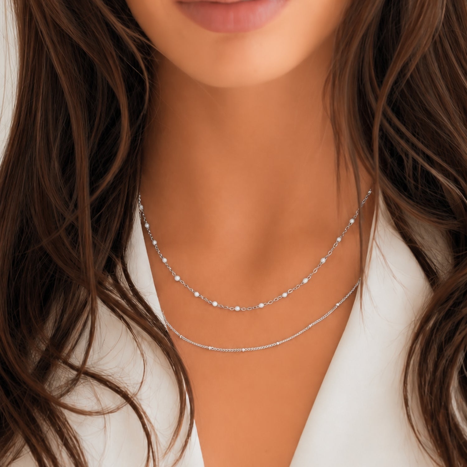 Athena Double Beaded Choker