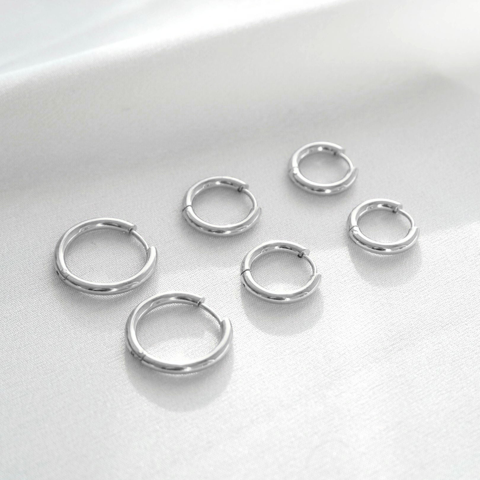 Athena Triple Hoop Earrings Bundle