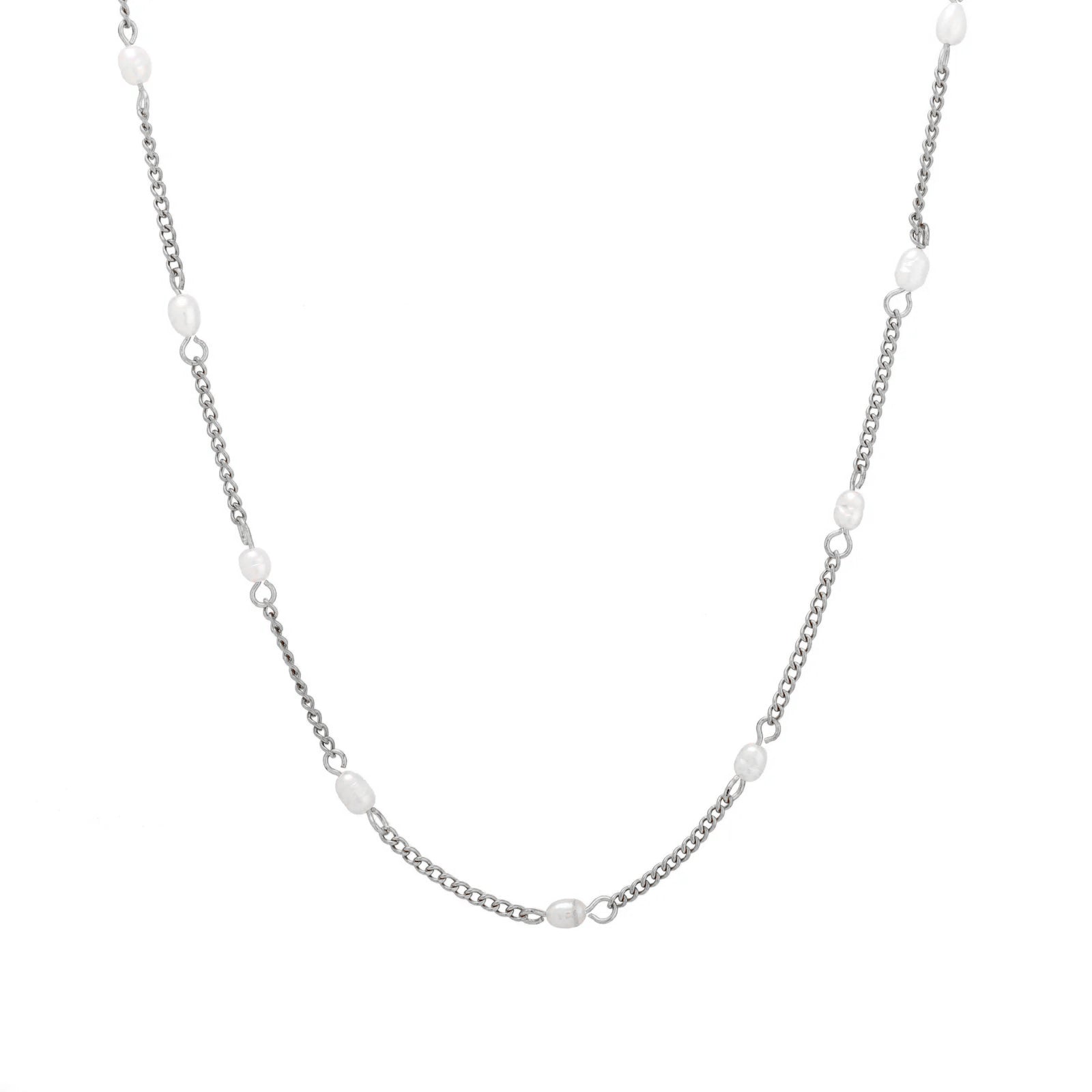 Athena Dainty Gold Pearl Choker