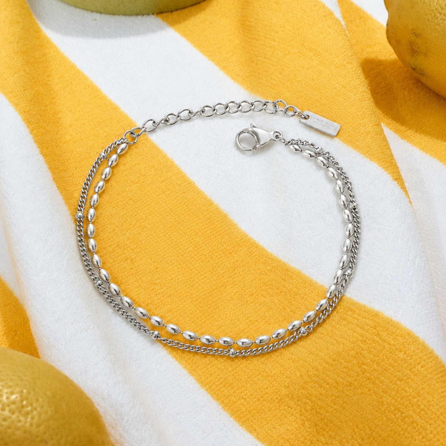 Athena Layered Pebble Bracelet