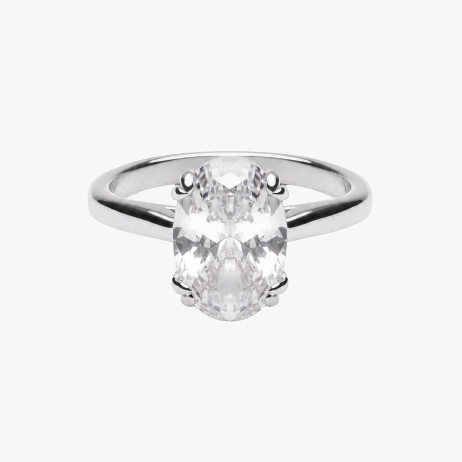 Athena Oval Solitaire Ring
