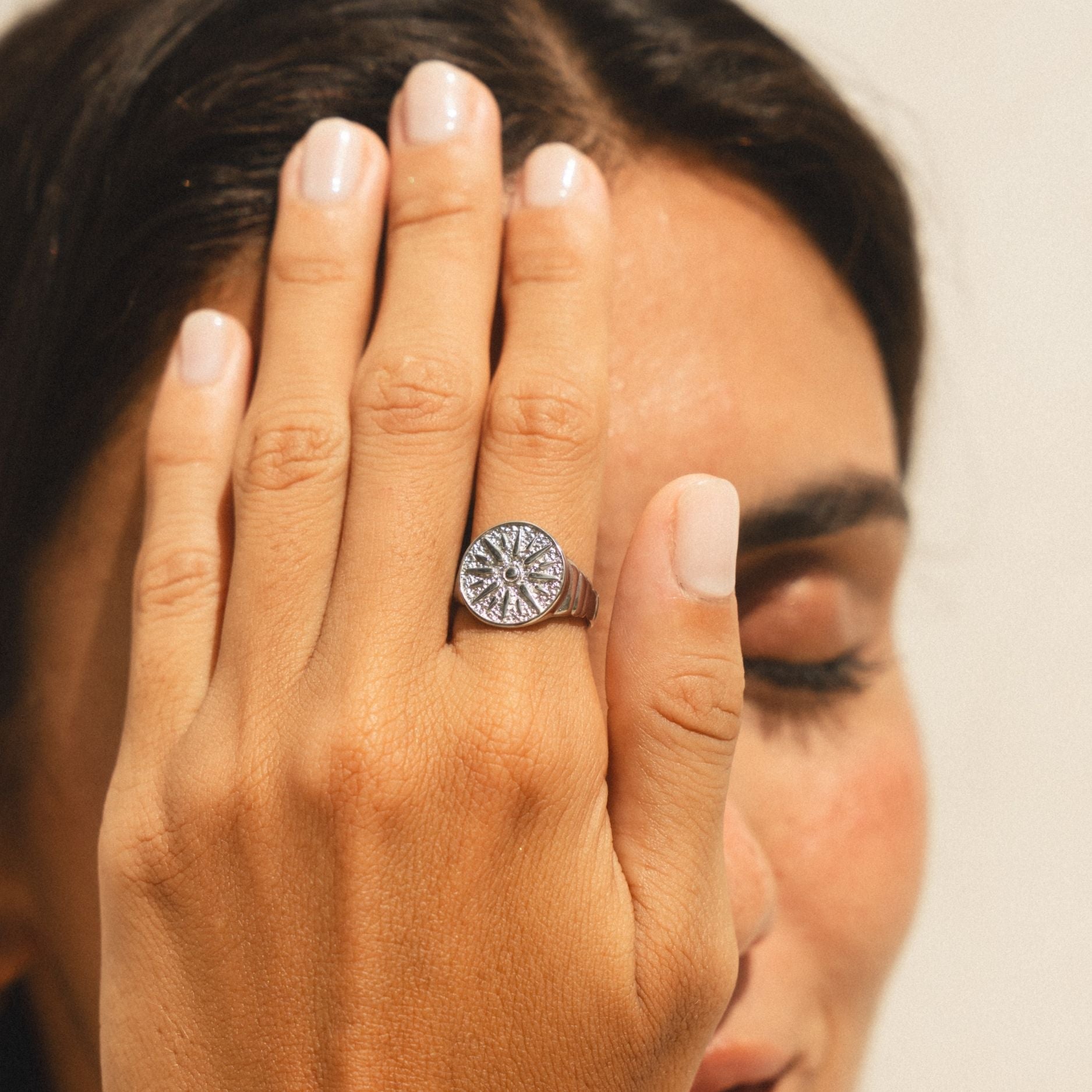 Athena Golden Sun Ring