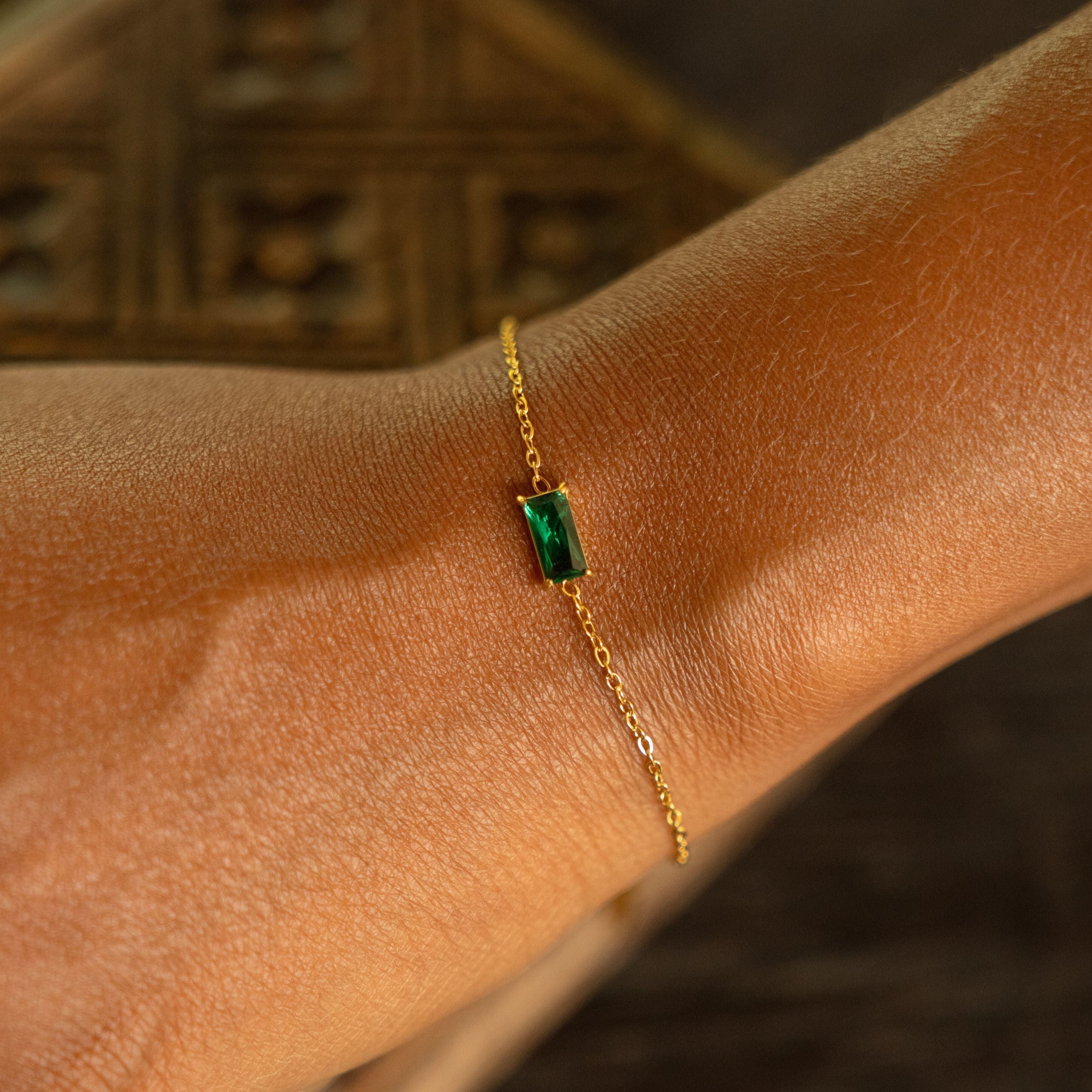 Athena Emerald Bracelet