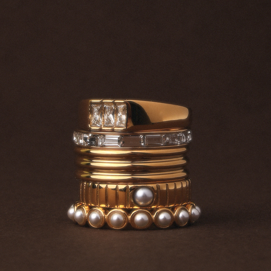Athena Baguette Signet Ring