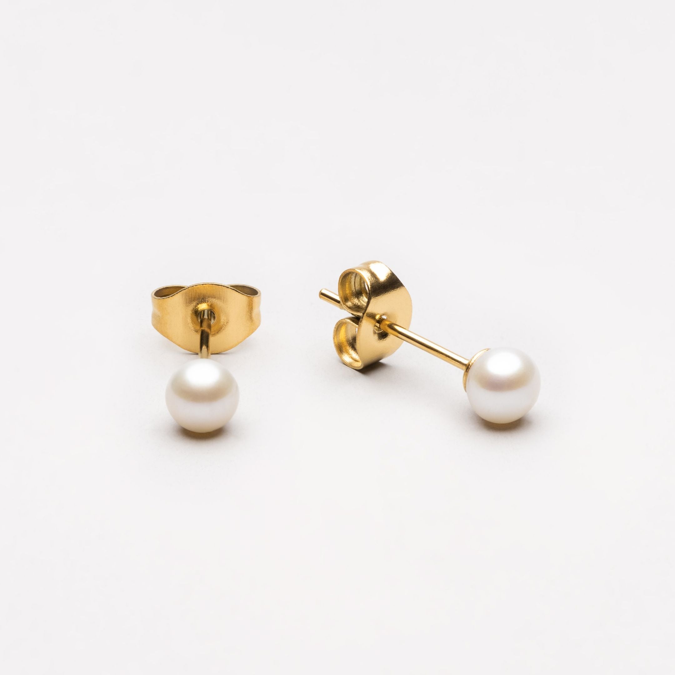 Athena Pearl Stud Earrings