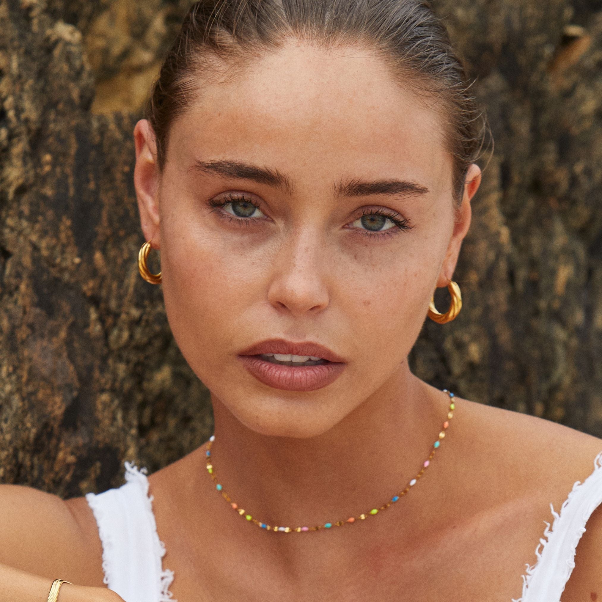 Athena Everyday Twisted Hoops