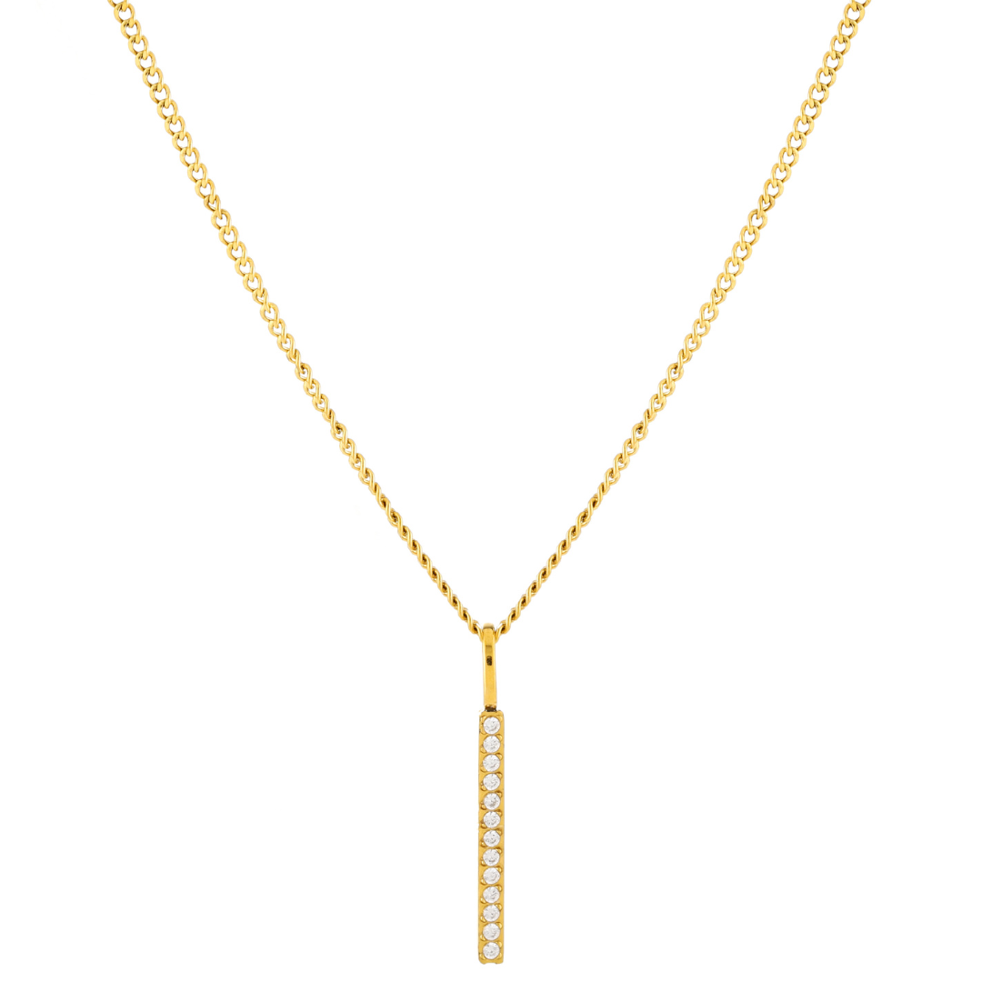 Athena Sparkling Bar Necklace