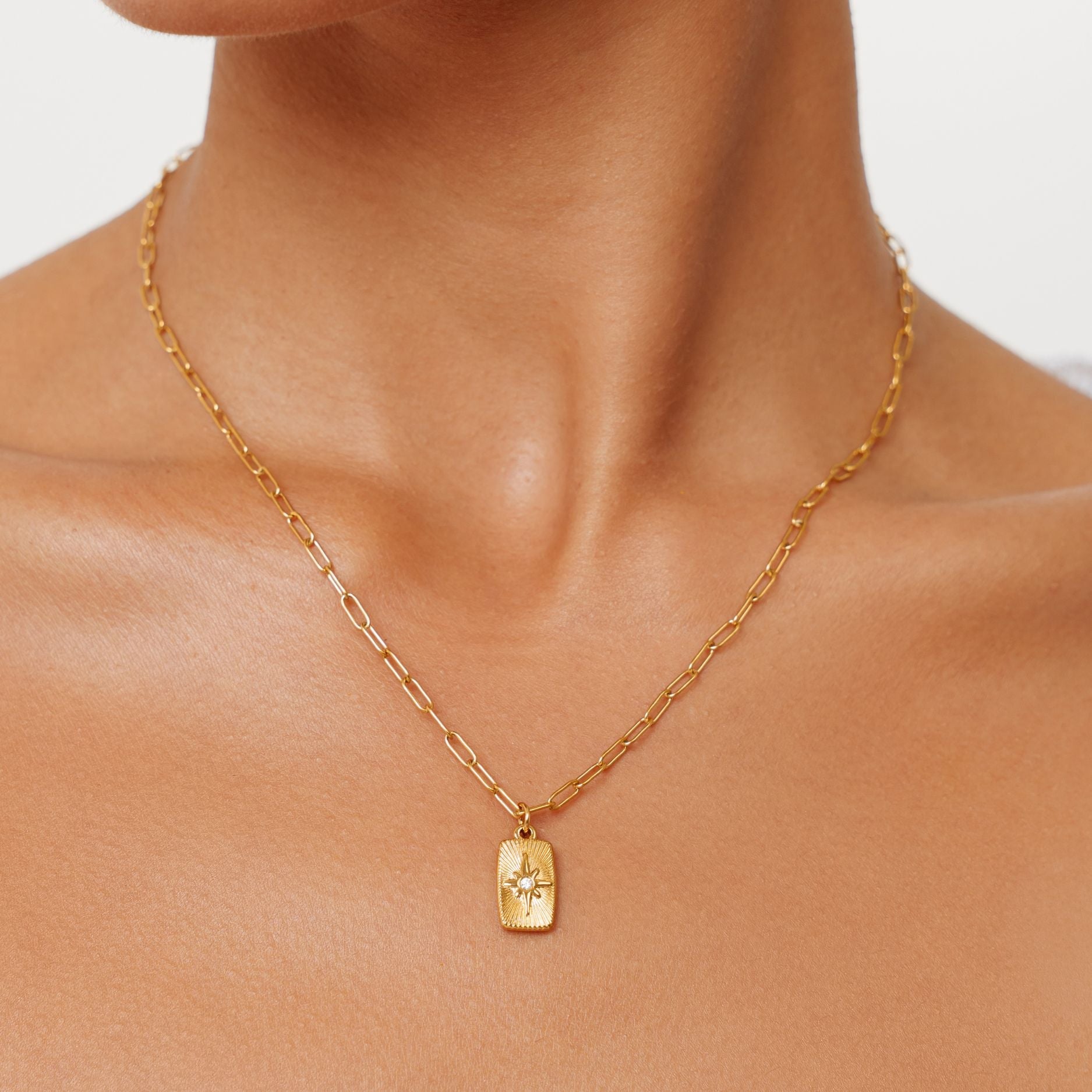 Athena North Star Necklace