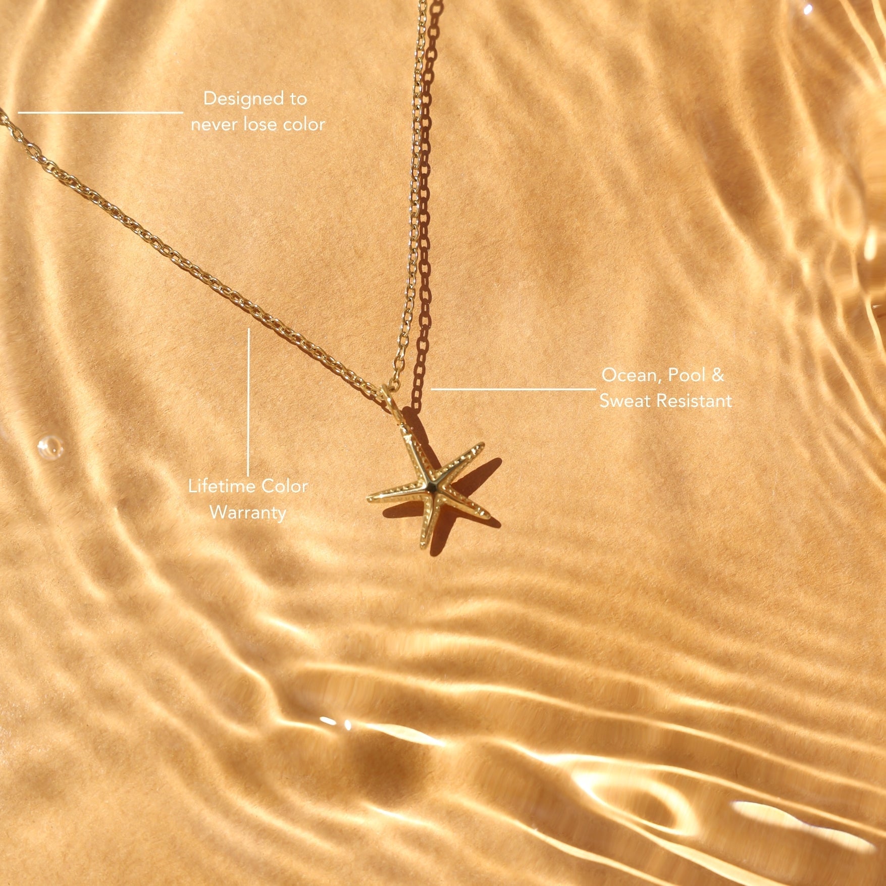Athena Starfish Necklace