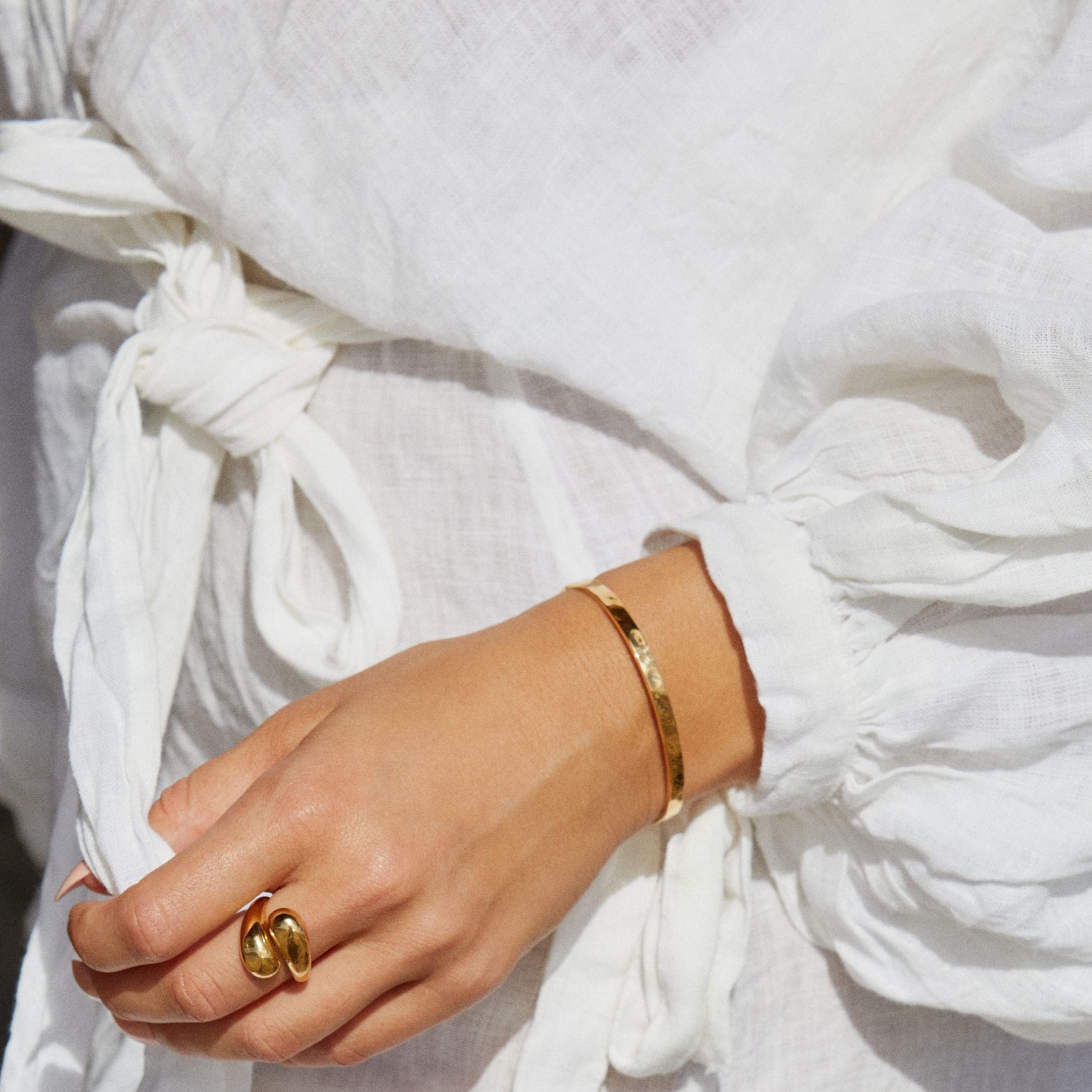 Athena Hammered Cuff