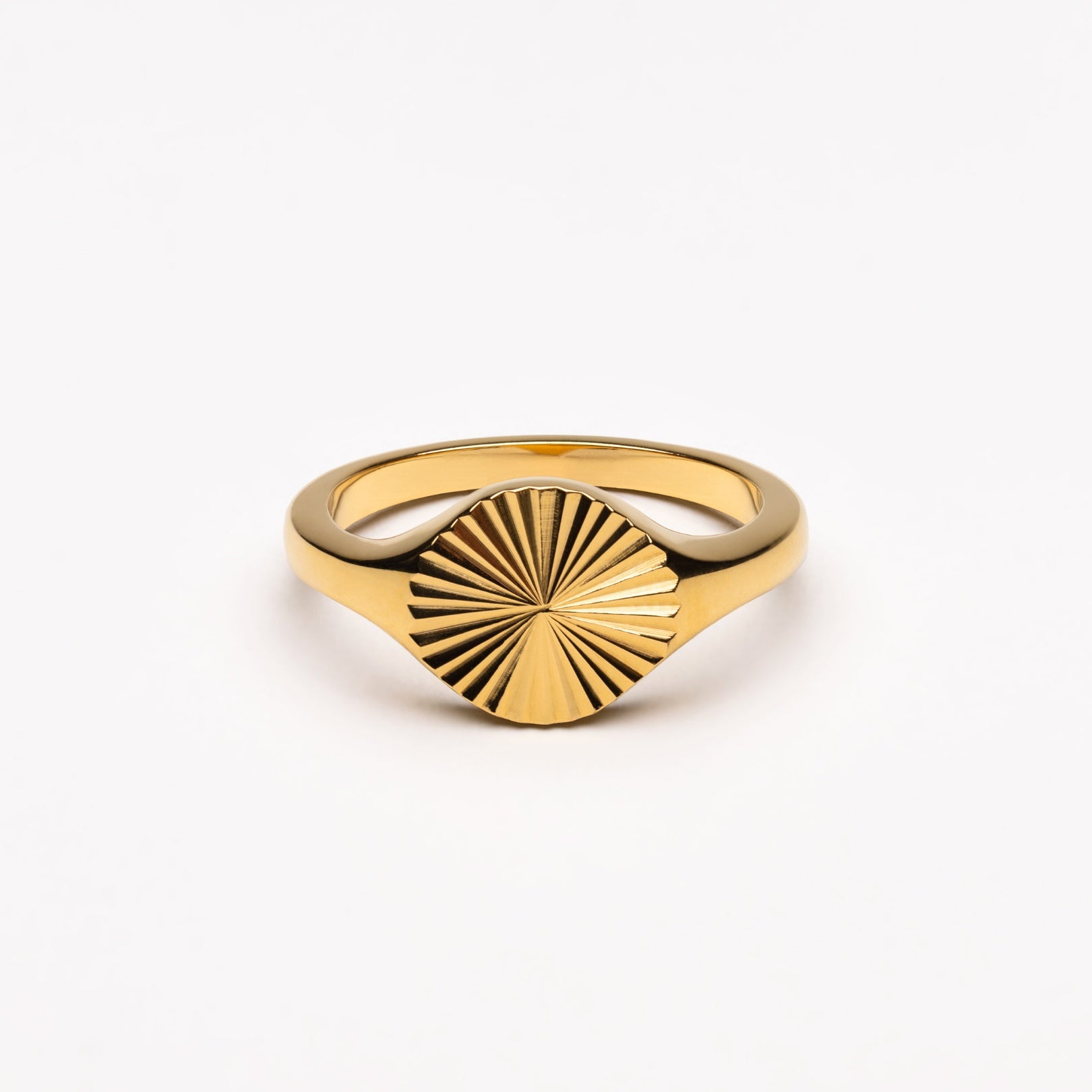Athena Sun Signet Ring