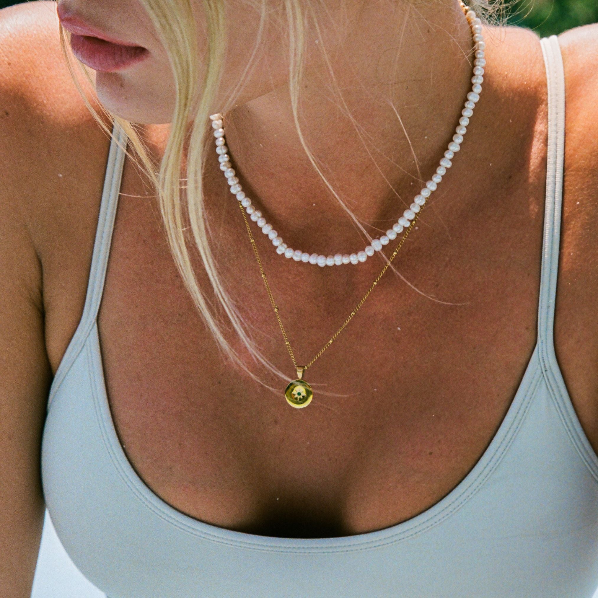 Athena Mini Freshwater Pearl Choker