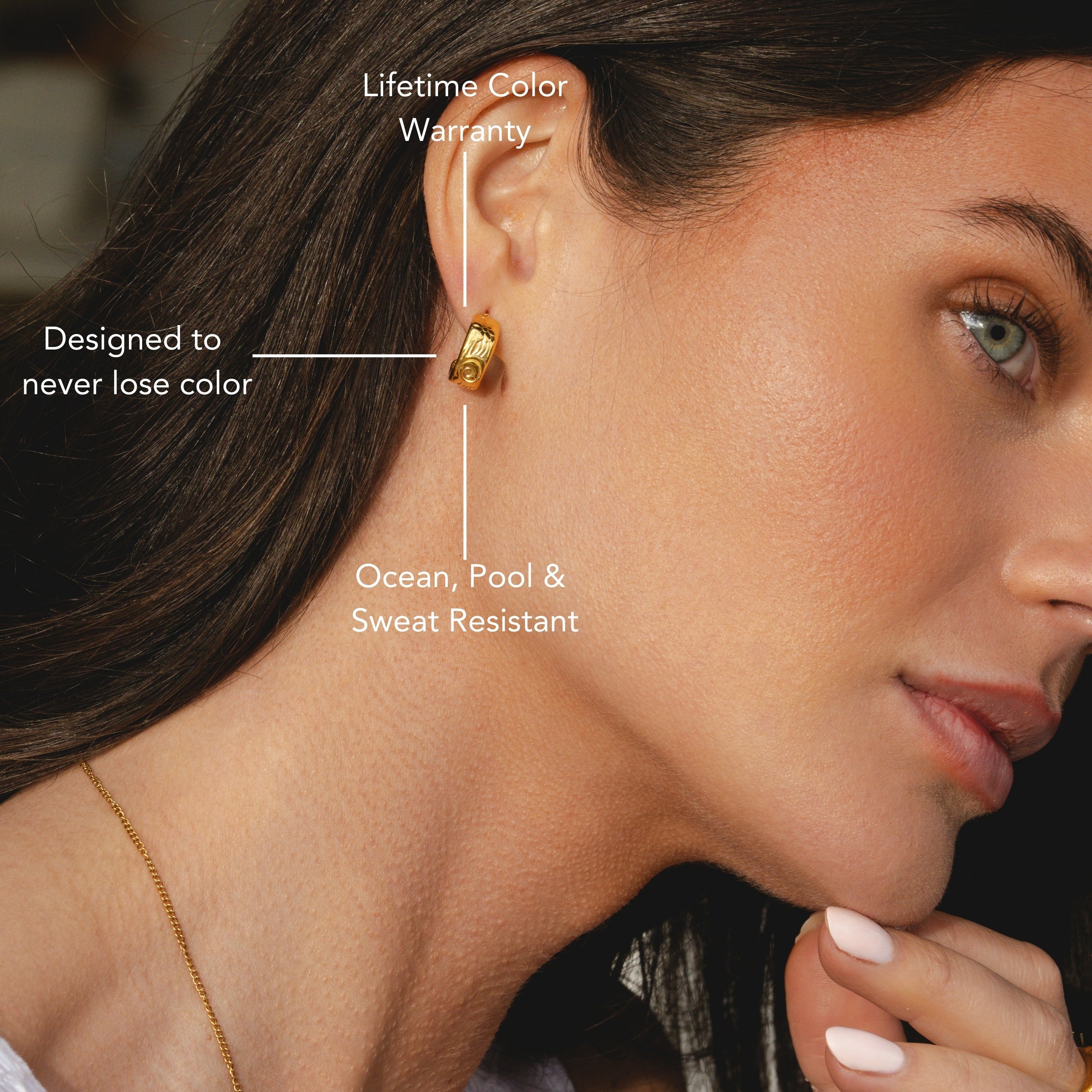Athena Bloom Hoops