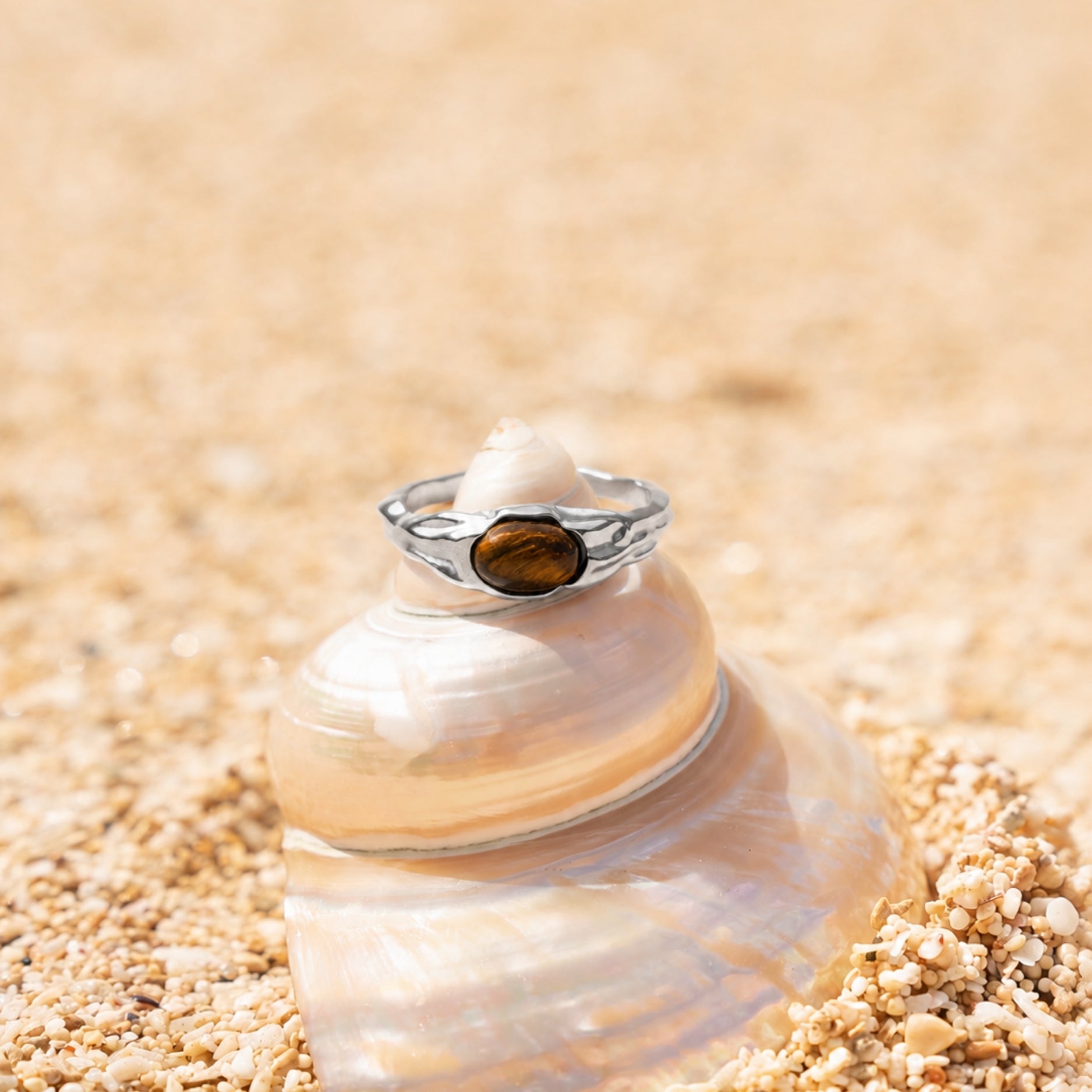 Athena Tiger Eye Ring