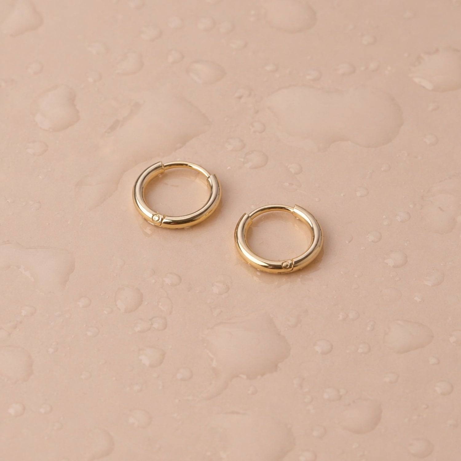 Athena Tiny Huggie Hoops