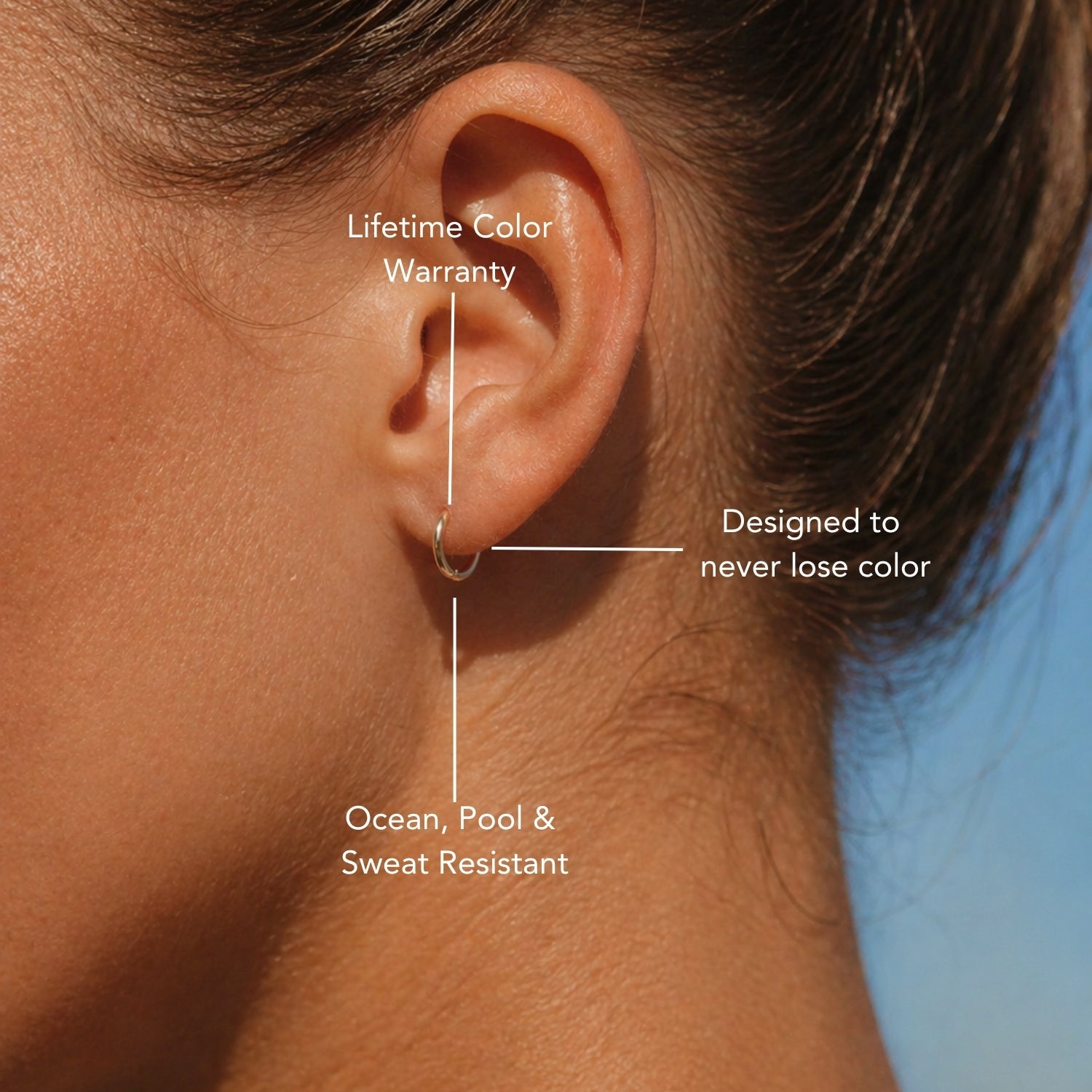 Athena Tiny Huggie Hoops