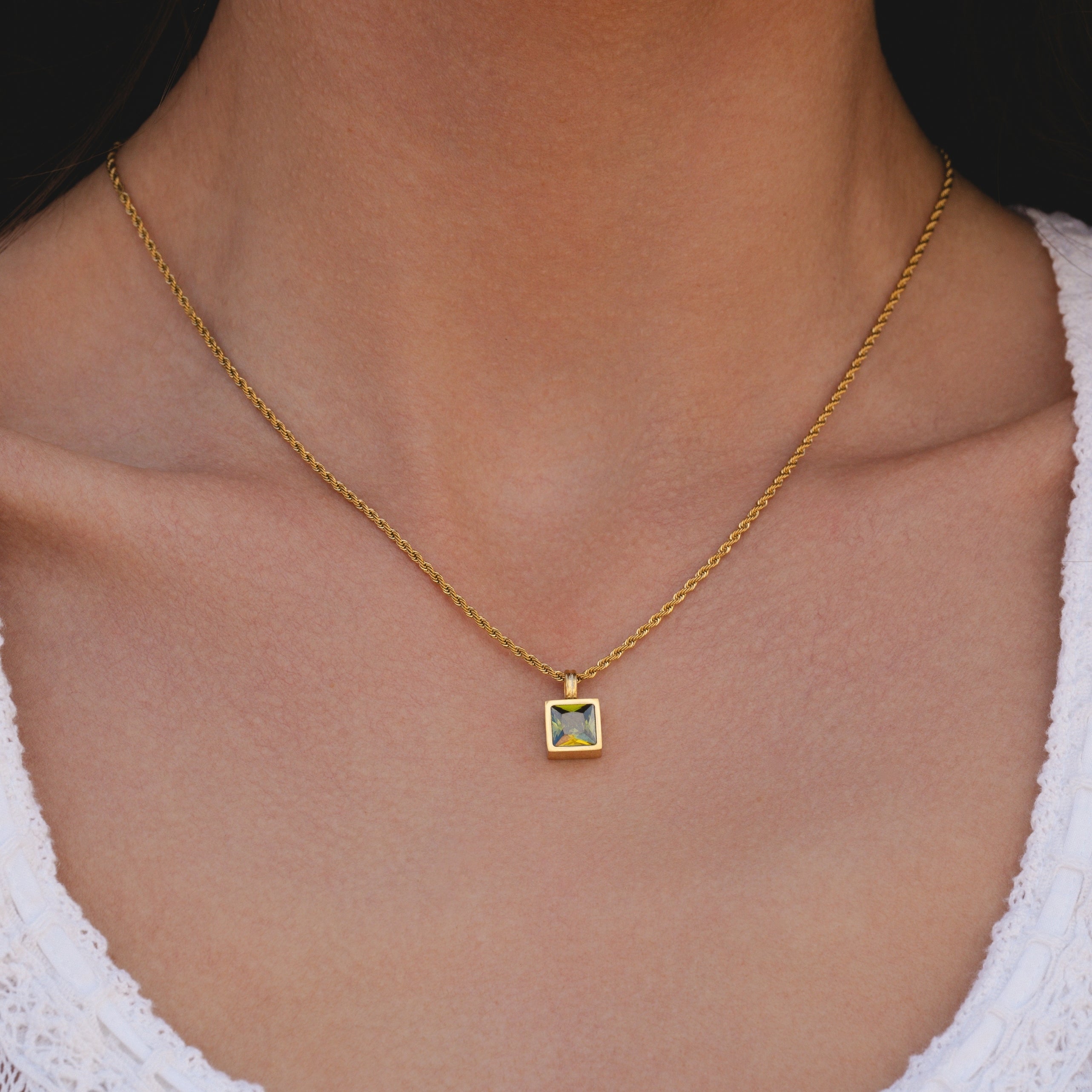 Athena Verde Necklace