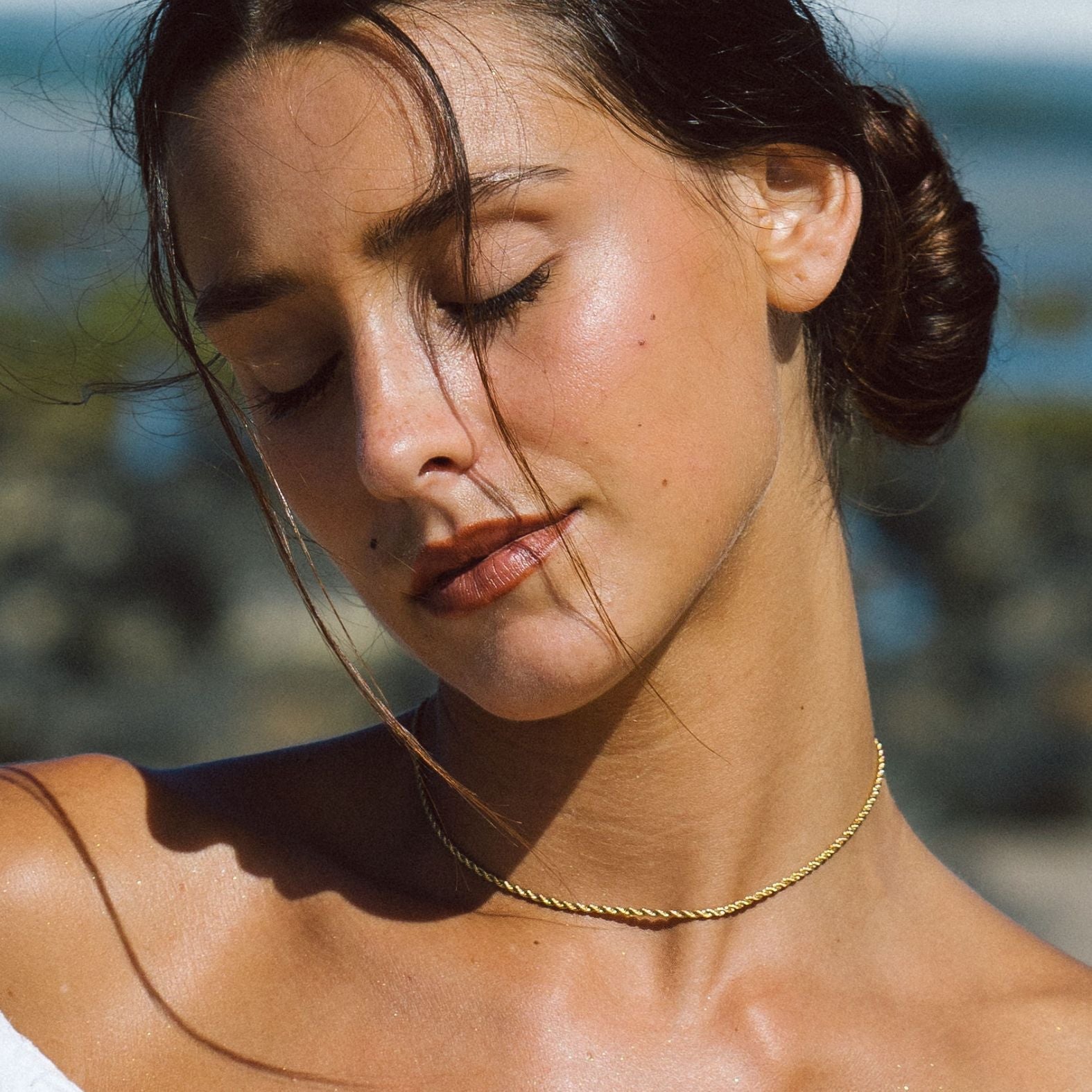 Athena "Calvi" Rope Chain Necklace